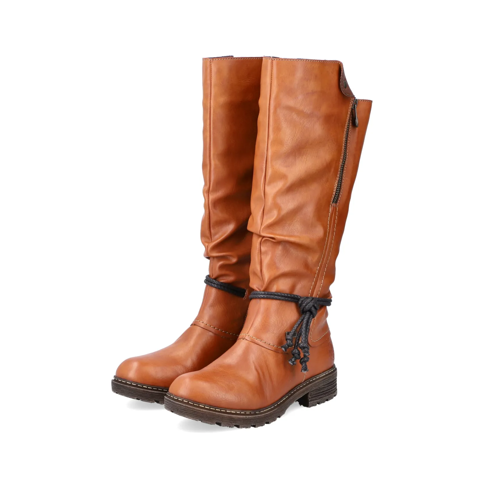 Rieker Stiefeletten & Boots<Damen Hochschaftstiefel karamell Braun