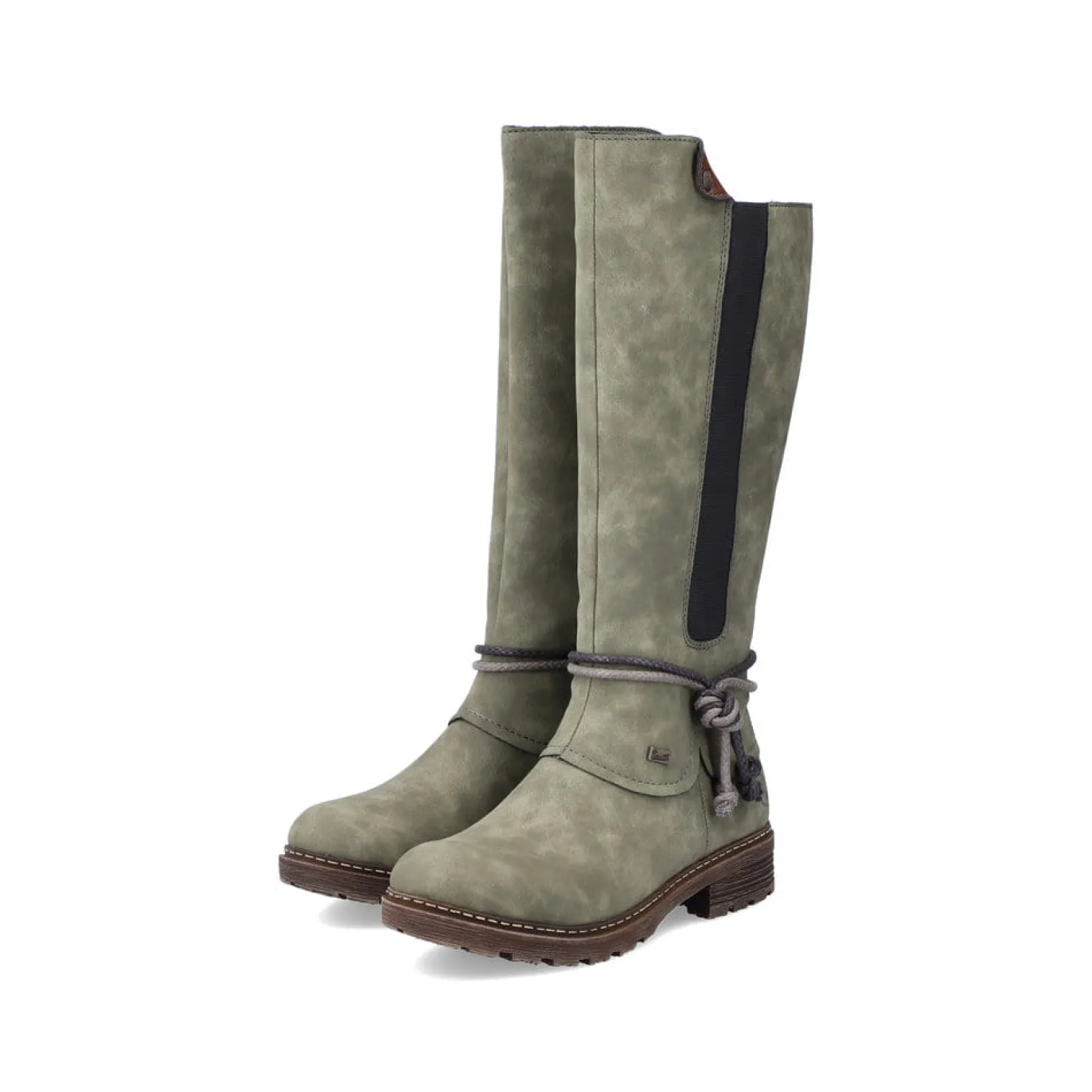 Rieker Stiefeletten & Boots<Damen Hochschaftstiefel laub Grün