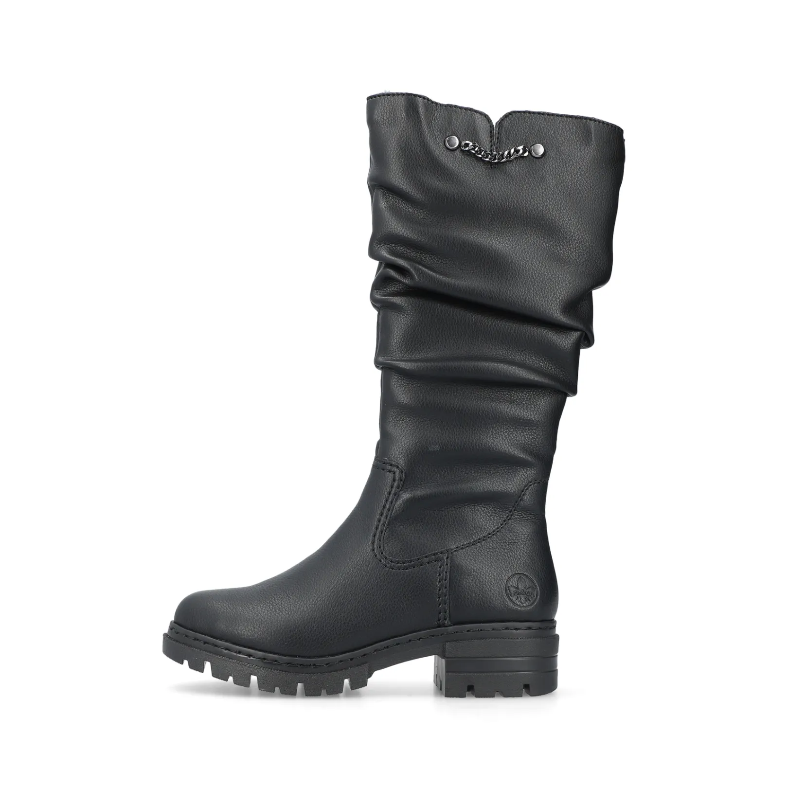 Rieker Stiefeletten & Boots<Damen Hochschaftstiefel nacht Schwarz