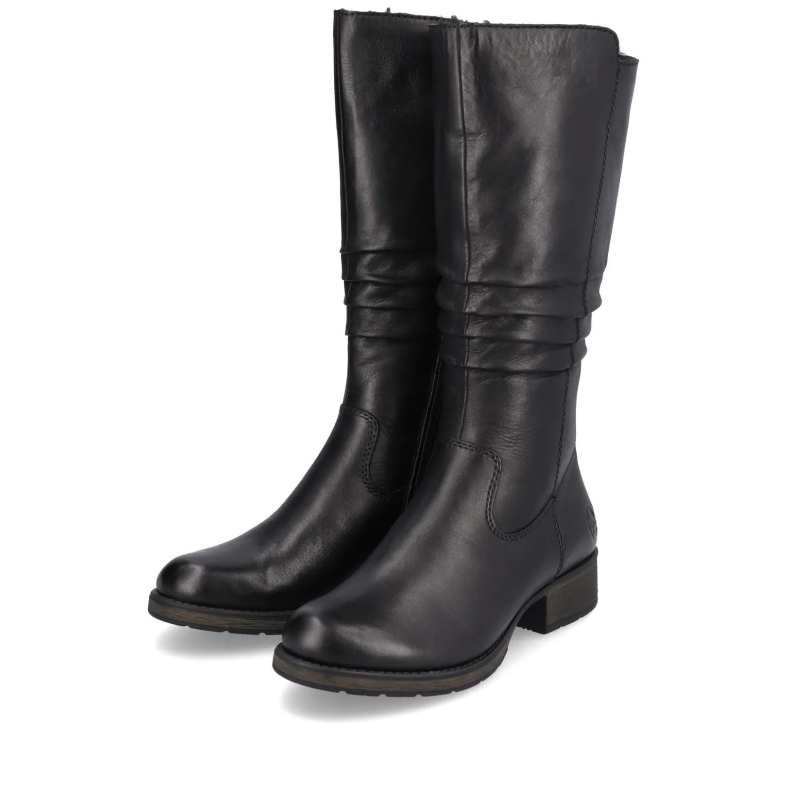 Rieker Stiefeletten & Boots<Damen Hochschaftstiefel nacht Schwarz