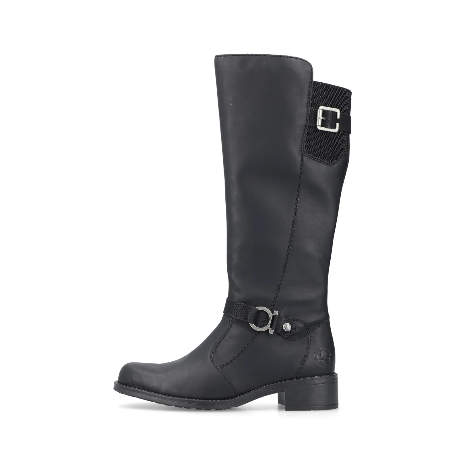 Rieker Stiefeletten & Boots<Damen Hochschaftstiefel nacht Schwarz