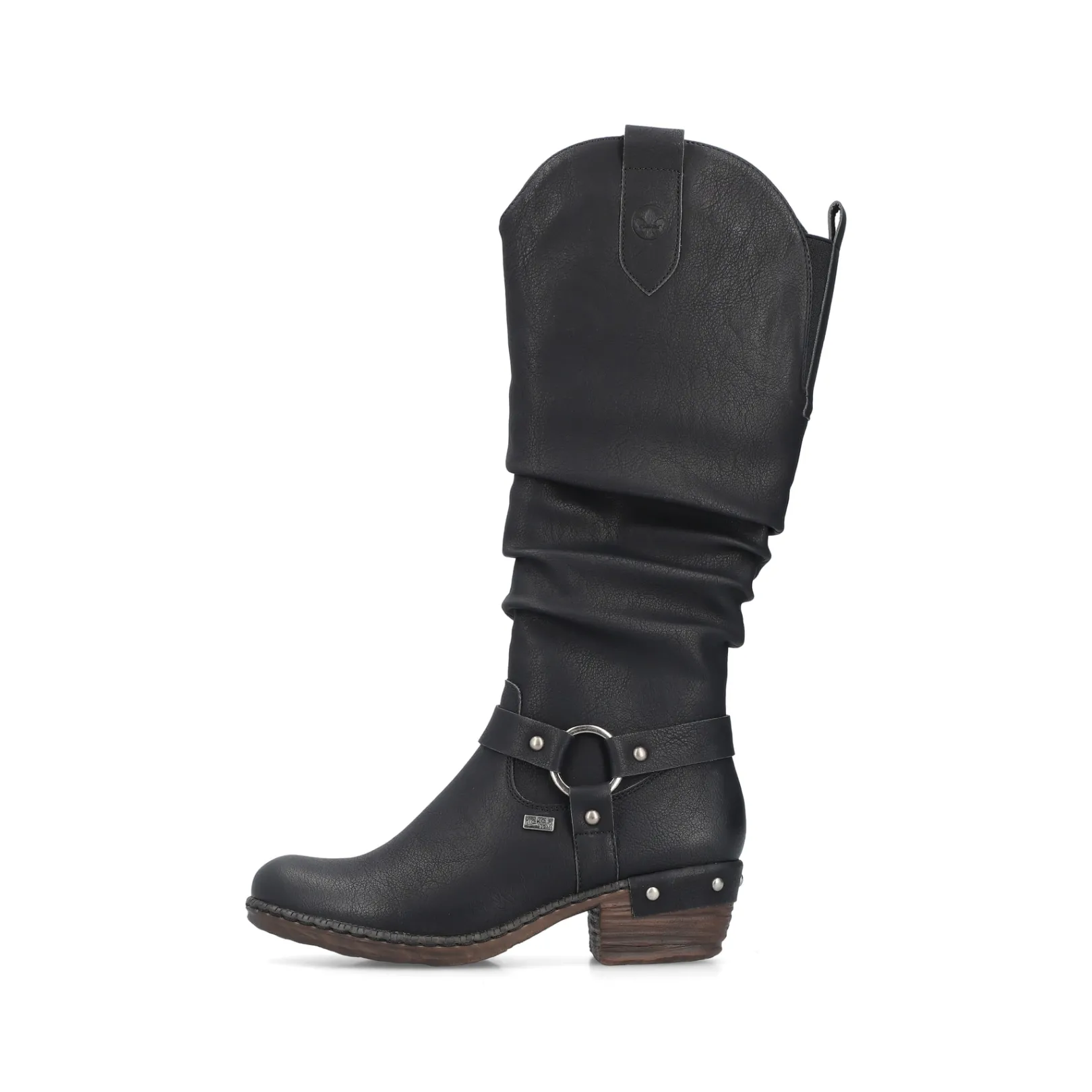 Rieker Stiefeletten & Boots<Damen Hochschaftstiefel nacht Schwarz