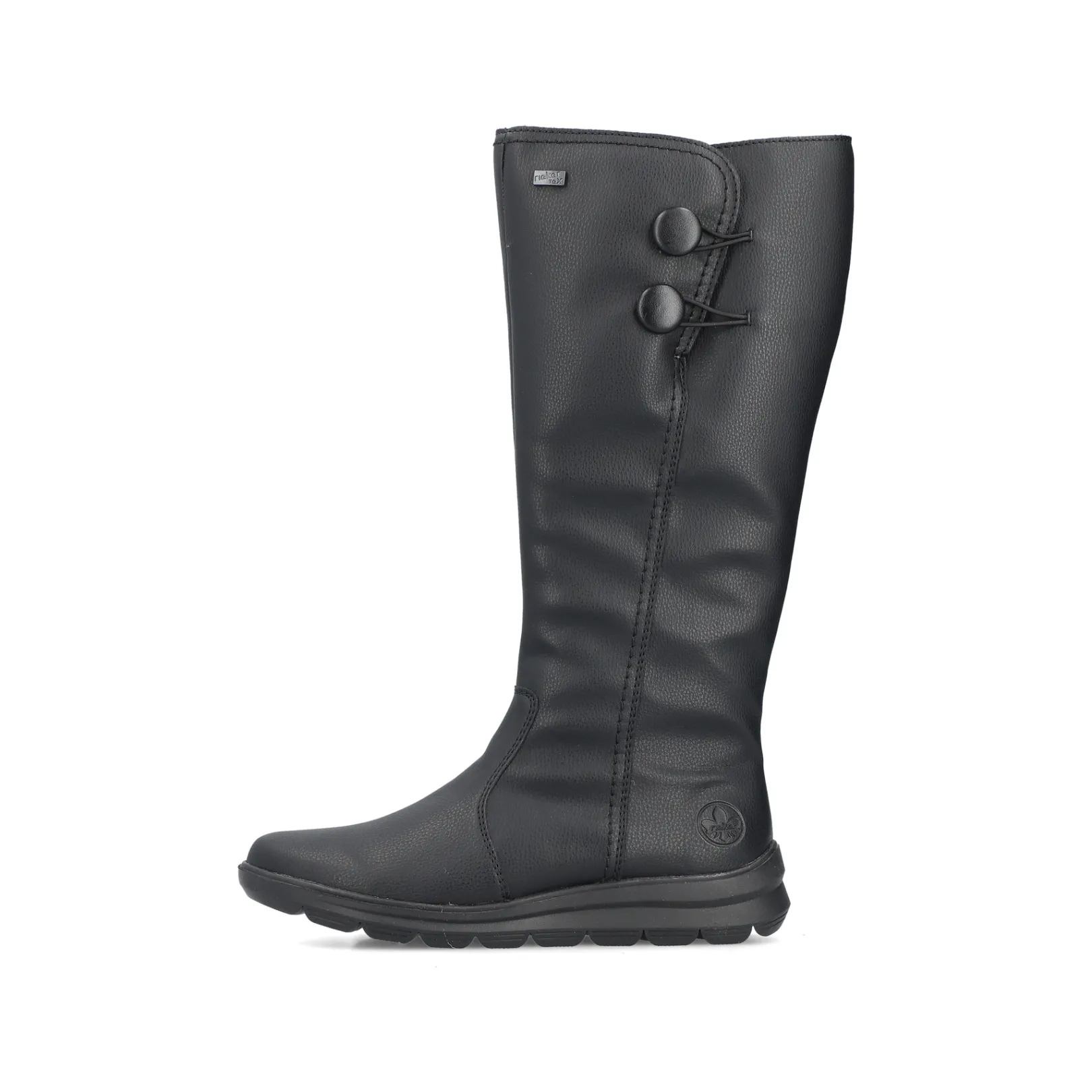 Rieker Stiefeletten & Boots<Damen Hochschaftstiefel nacht Schwarz