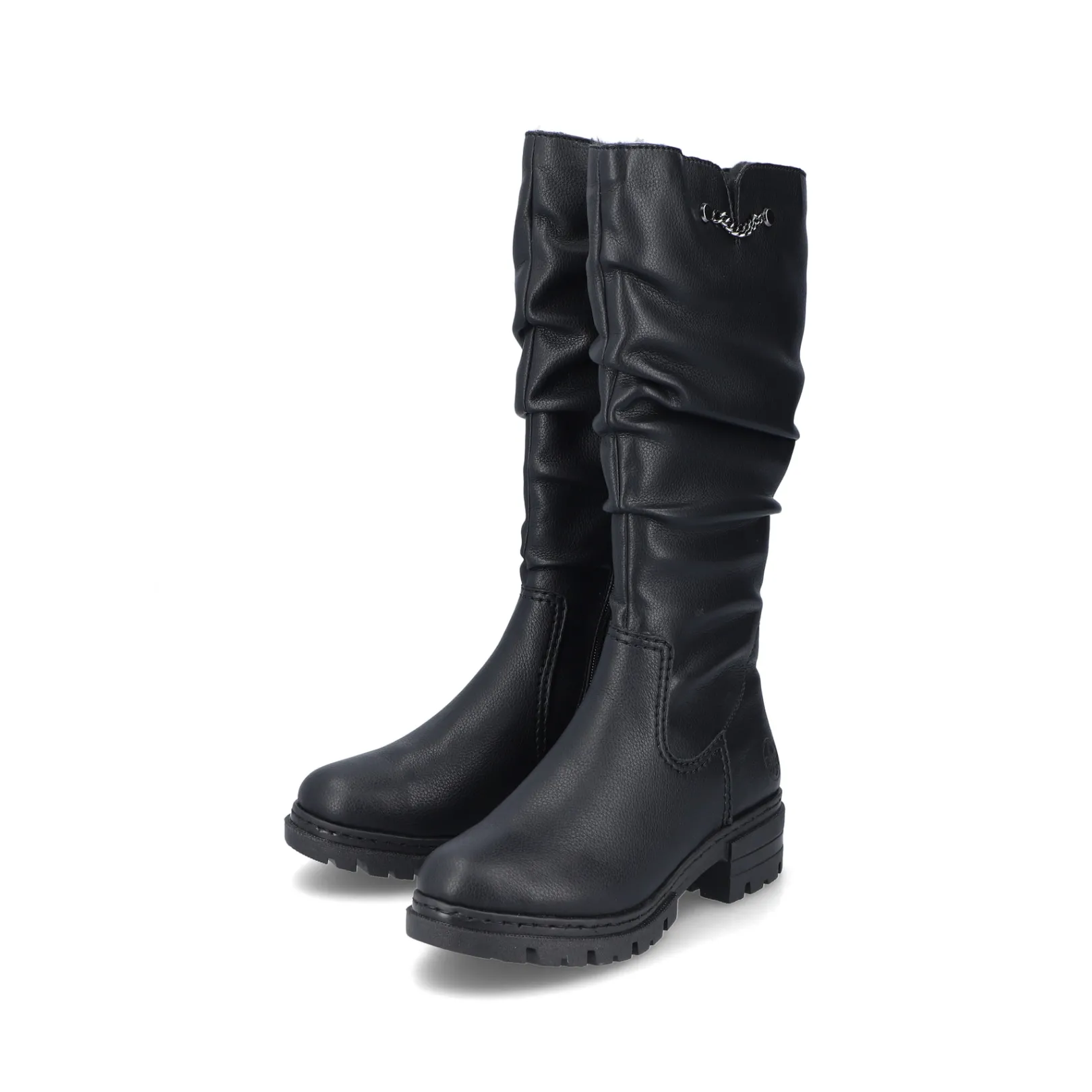 Rieker Stiefeletten & Boots<Damen Hochschaftstiefel nacht Schwarz