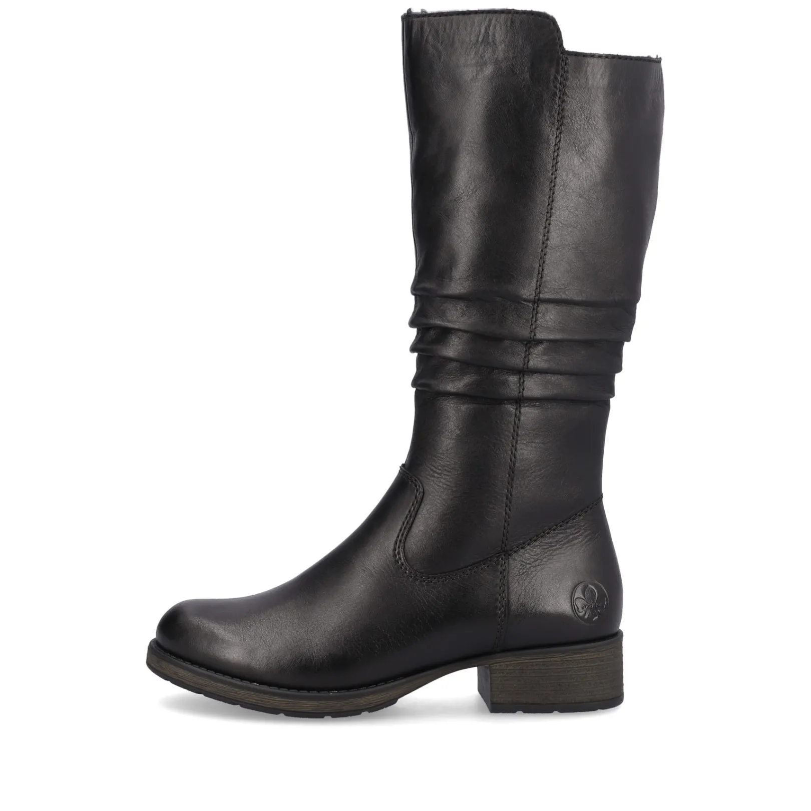 Rieker Stiefeletten & Boots<Damen Hochschaftstiefel nacht Schwarz