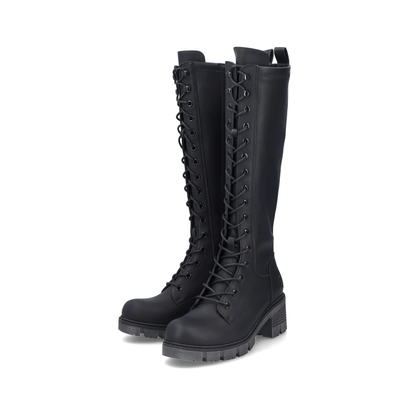 Rieker Stiefeletten & Boots<Damen Hochschaftstiefel nacht Schwarz