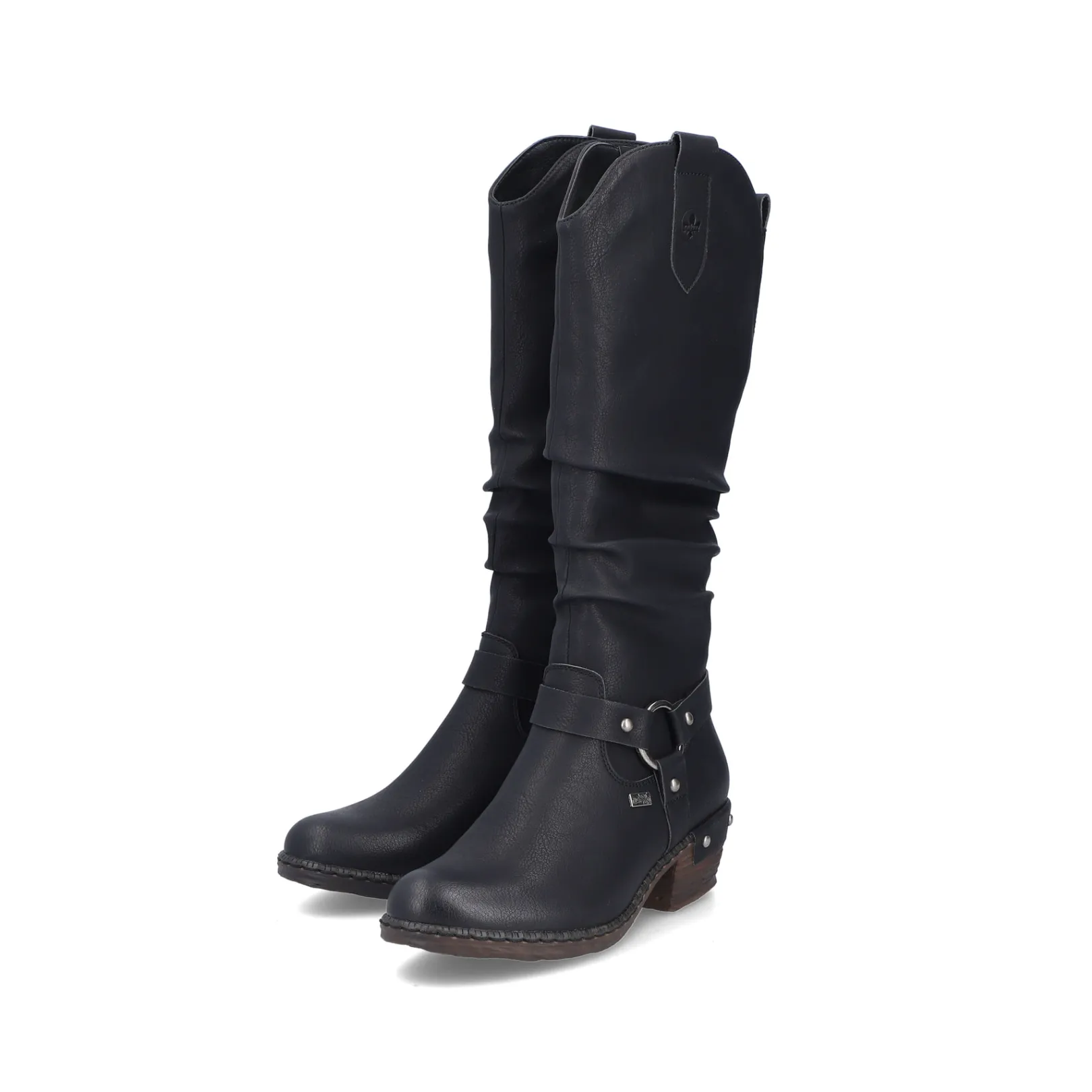 Rieker Stiefeletten & Boots<Damen Hochschaftstiefel nacht Schwarz