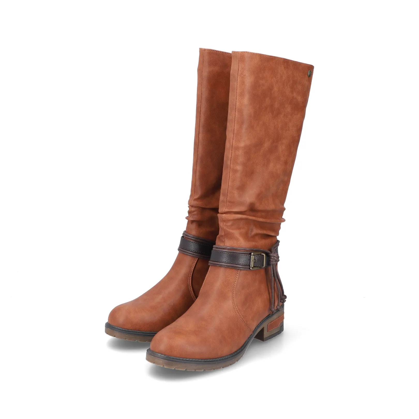 Rieker Stiefeletten & Boots<Damen Hochschaftstiefel nougat Braun