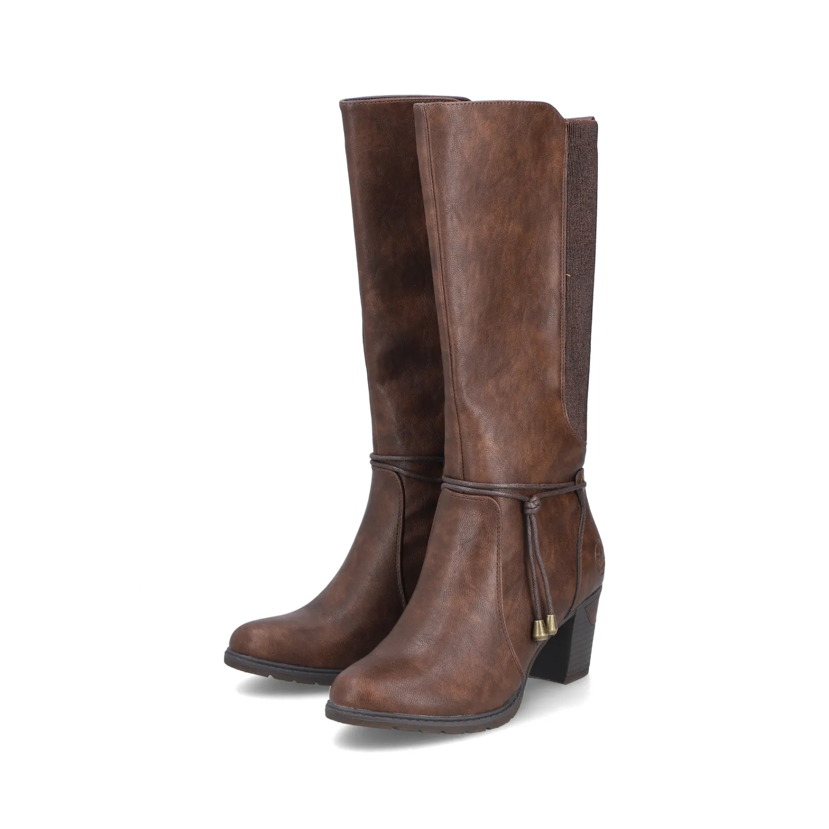 Rieker Stiefeletten & Boots<Damen Hochschaftstiefel nuss Braun