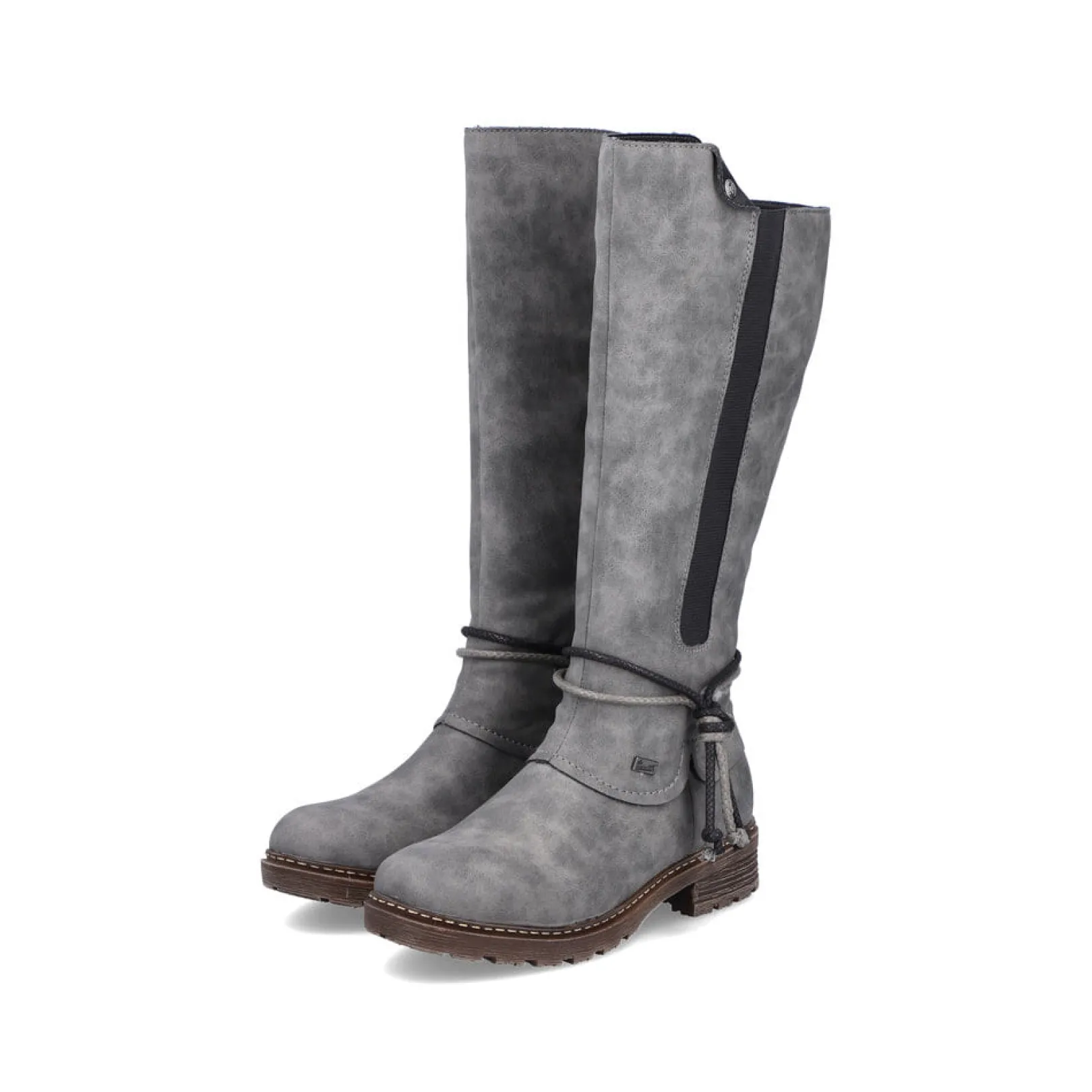 Rieker Stiefeletten & Boots<Damen Hochschaftstiefel stahl Grau