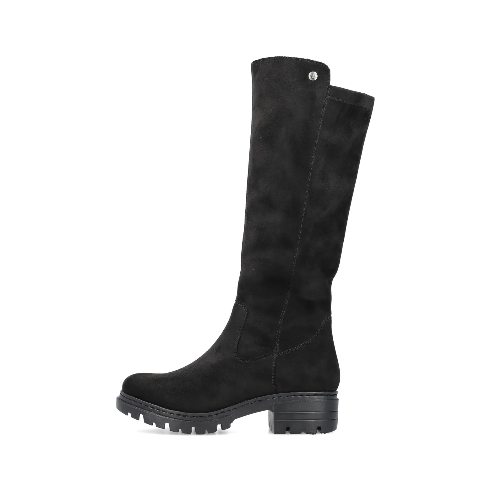 Rieker Stiefeletten & Boots<Damen Hochschaftstiefel tief Schwarz