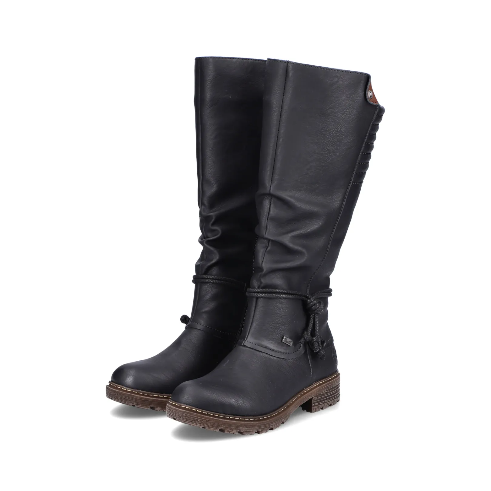 Rieker Stiefeletten & Boots<Damen Hochschaftstiefel tief Schwarz