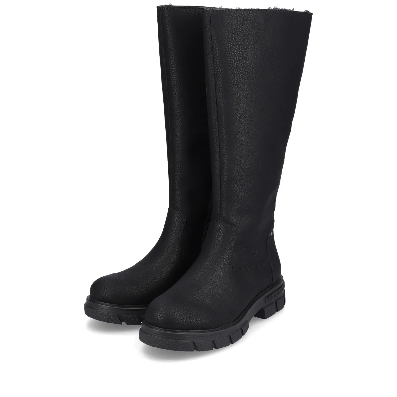 Rieker Stiefeletten & Boots<Damen Hochschaftstiefel tief Schwarz