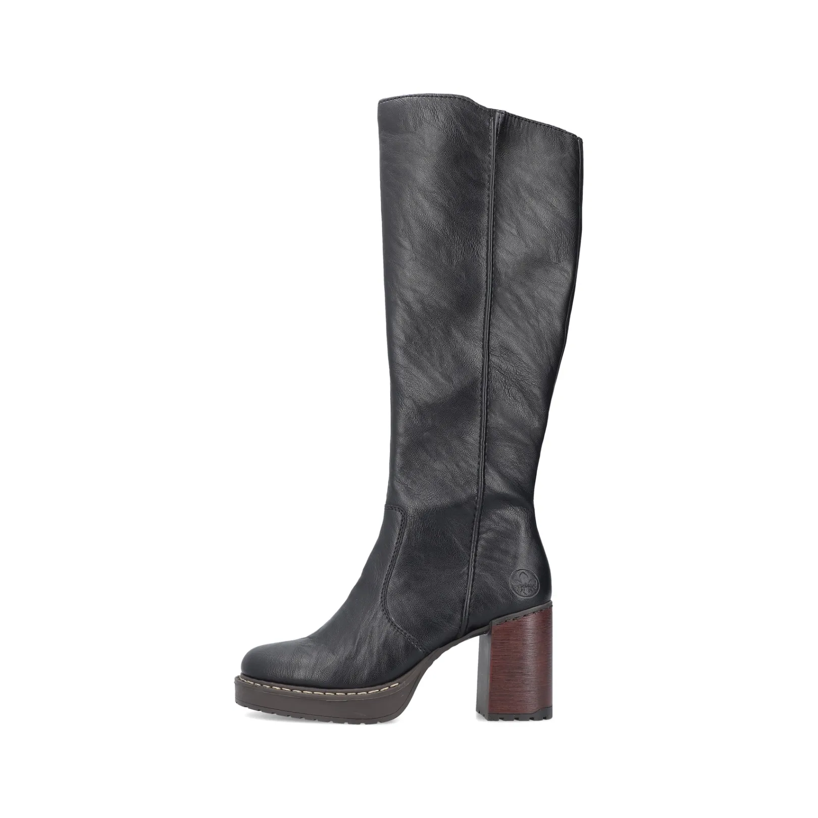 Rieker Stiefeletten & Boots<Damen Hochschaftstiefel tief Schwarz