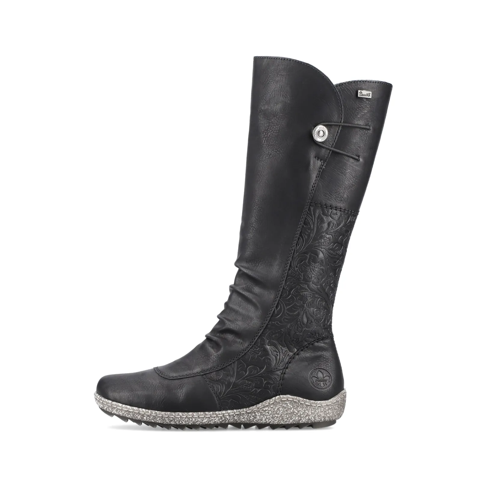 Rieker Stiefeletten & Boots<Damen Hochschaftstiefel tief Schwarz