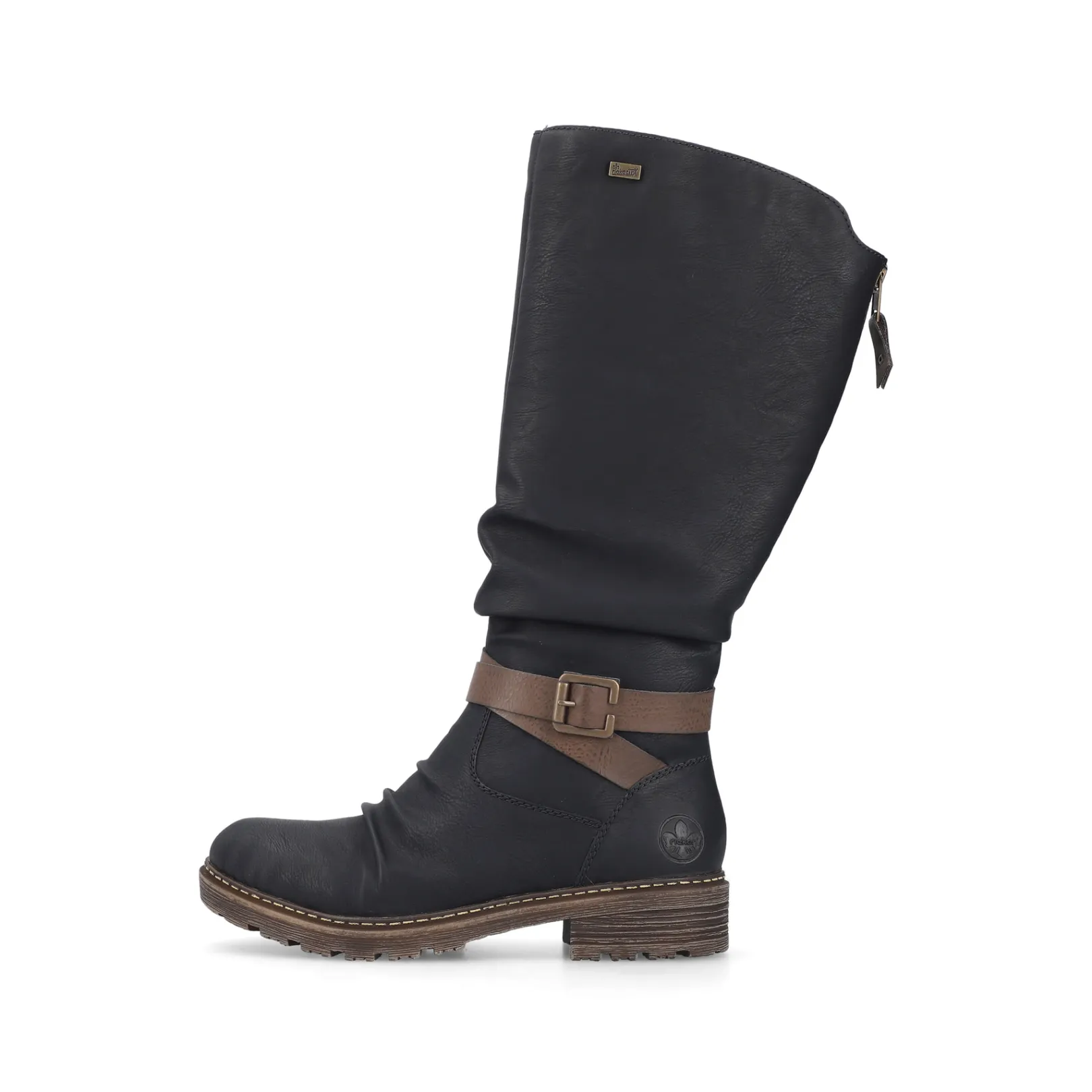 Rieker Stiefeletten & Boots<Damen Hochschaftstiefel tief Schwarz