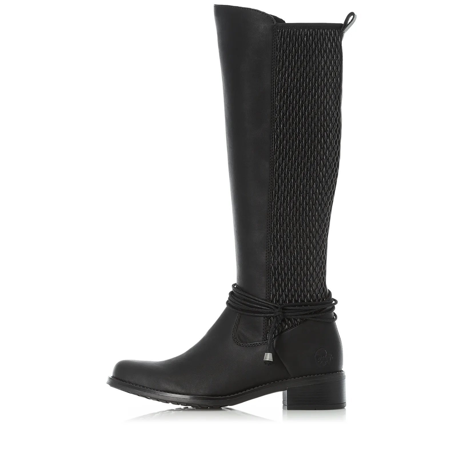 Rieker Stiefeletten & Boots<Damen Hochschaftstiefel tief Schwarz