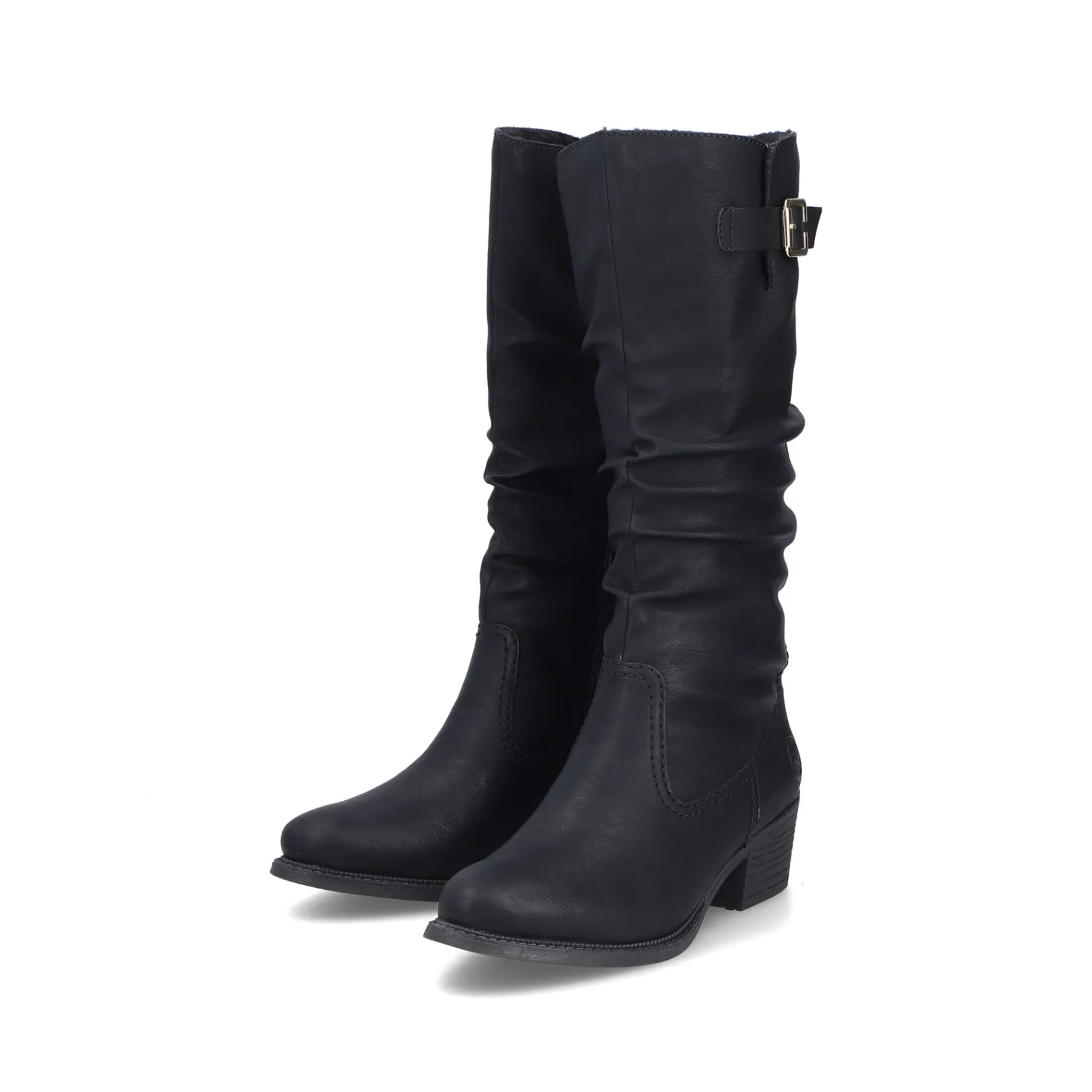 Rieker Stiefeletten & Boots<Damen Hochschaftstiefel tief Schwarz