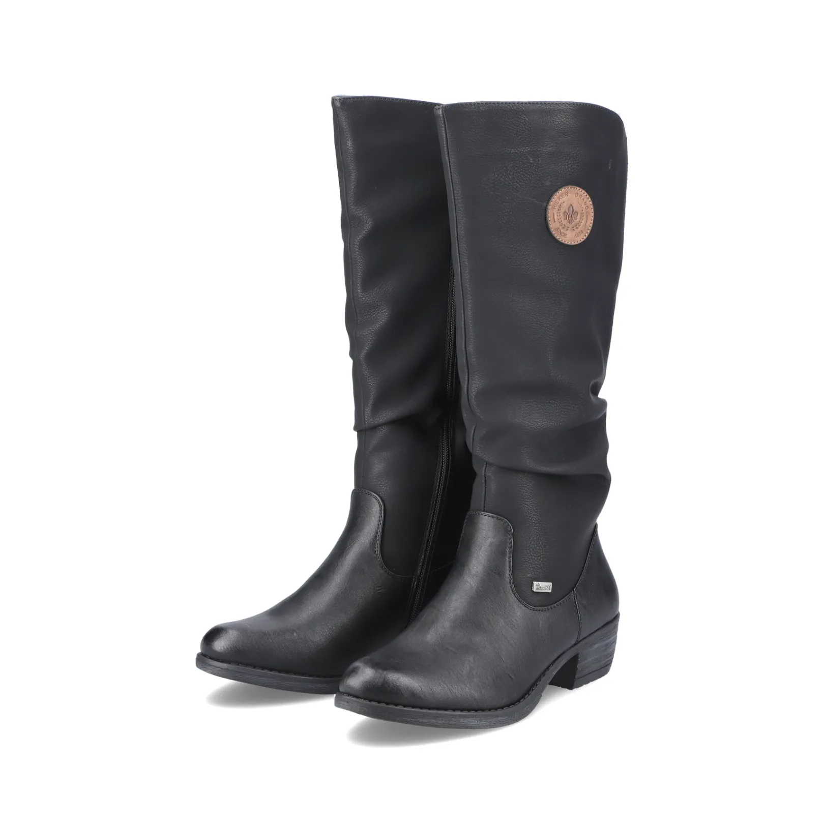 Rieker Stiefeletten & Boots<Damen Hochschaftstiefel tief Schwarz