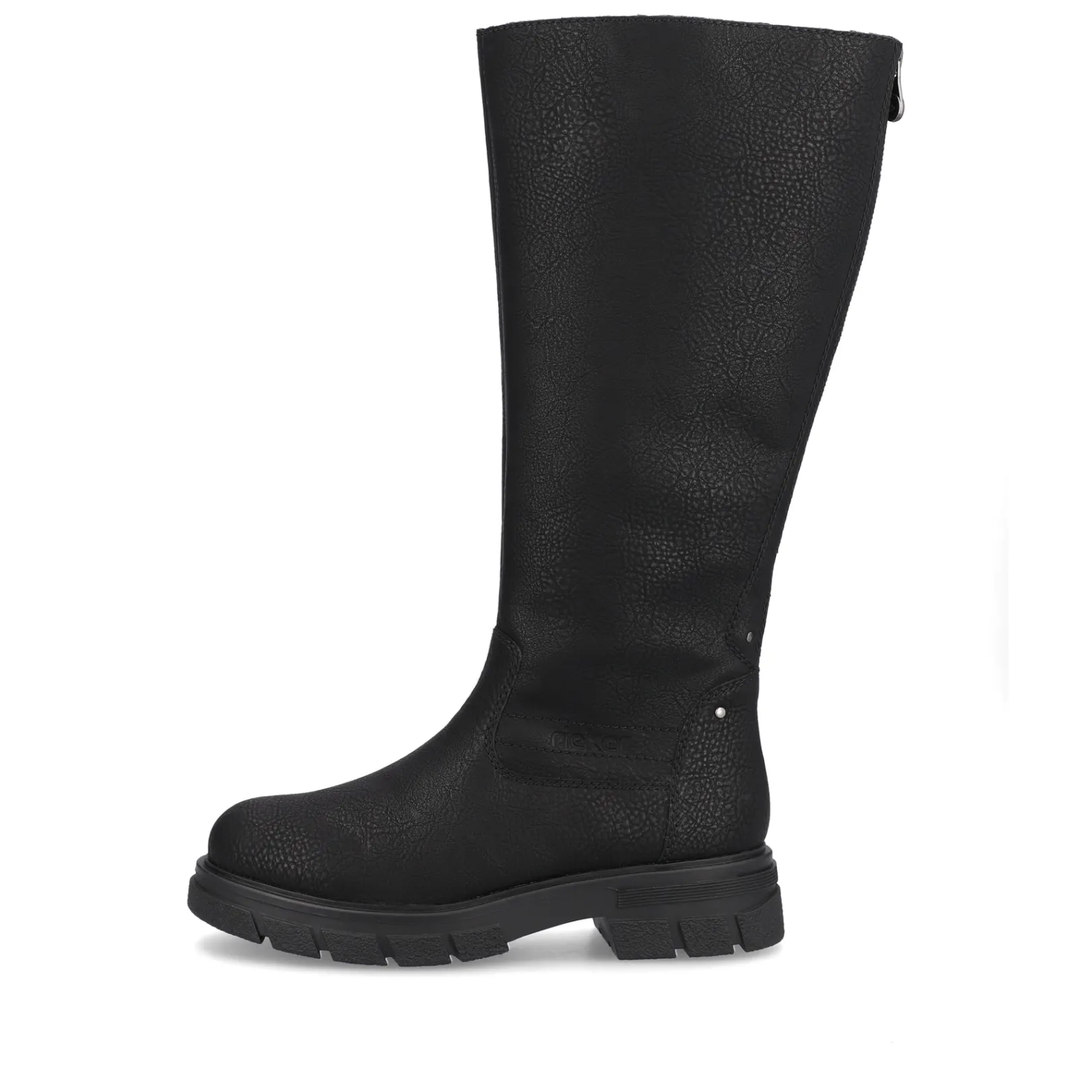 Rieker Stiefeletten & Boots<Damen Hochschaftstiefel tief Schwarz