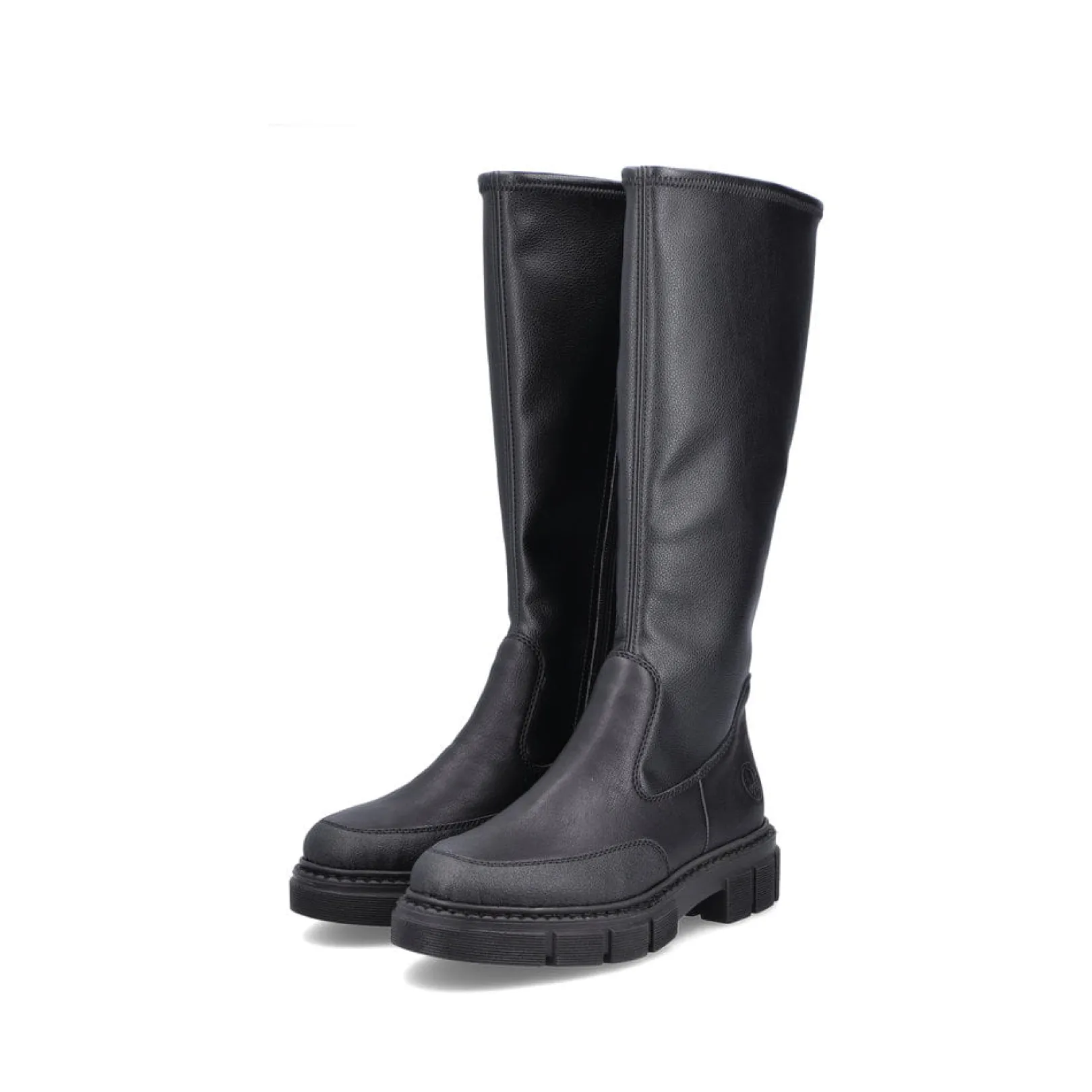 Rieker Stiefeletten & Boots<Damen Hochschaftstiefel tief Schwarz