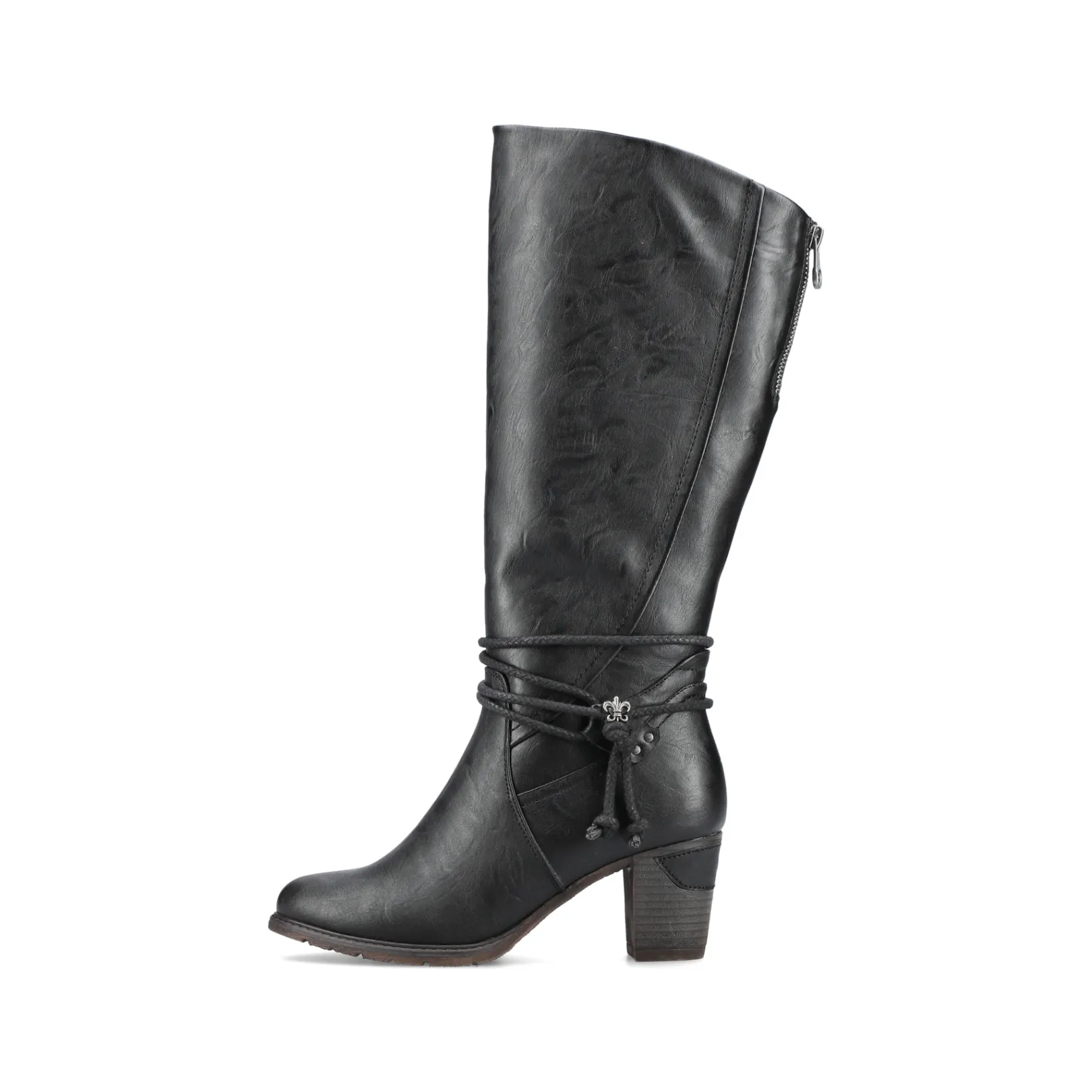 Rieker Stiefeletten & Boots<Damen Hochschaftstiefel tief Schwarz