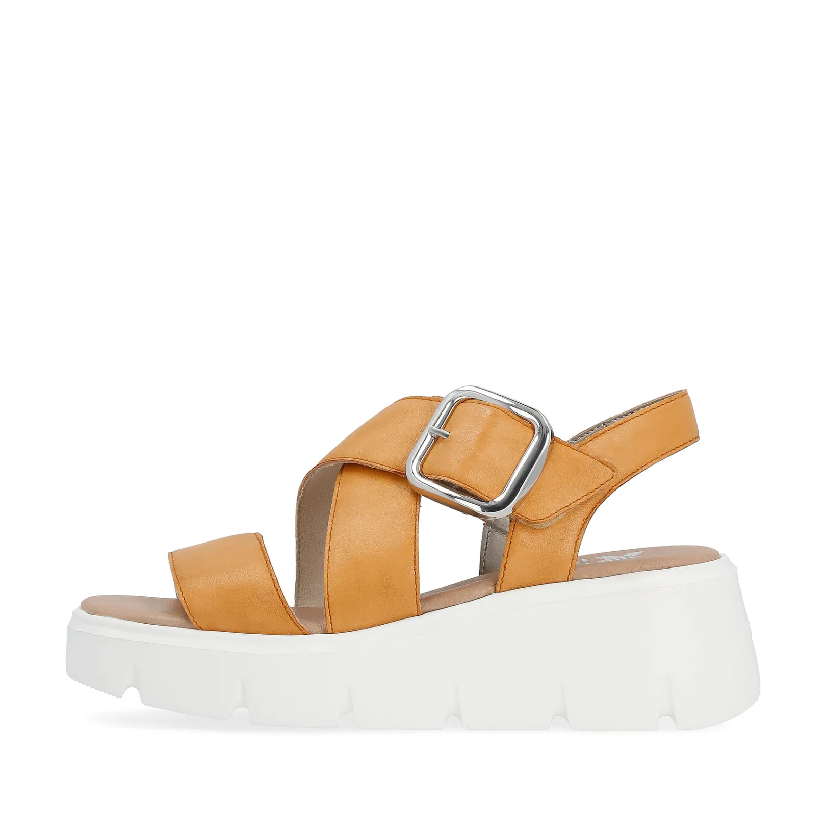 Rieker Sandalen & Sandaletten<Damen Keilsandaletten saffron Orange