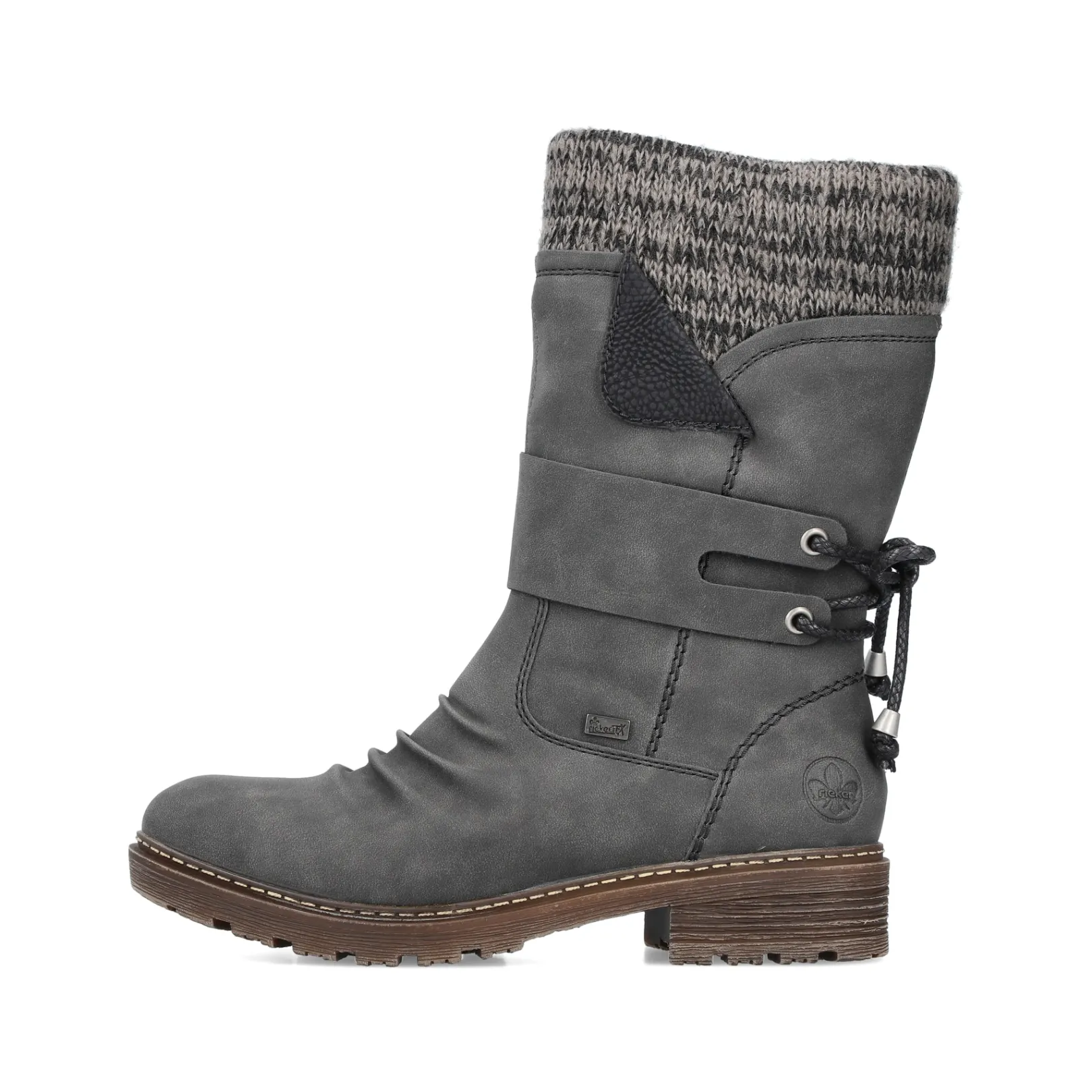 Rieker Stiefeletten & Boots<Damen Kurzstiefel anthrazit Grau