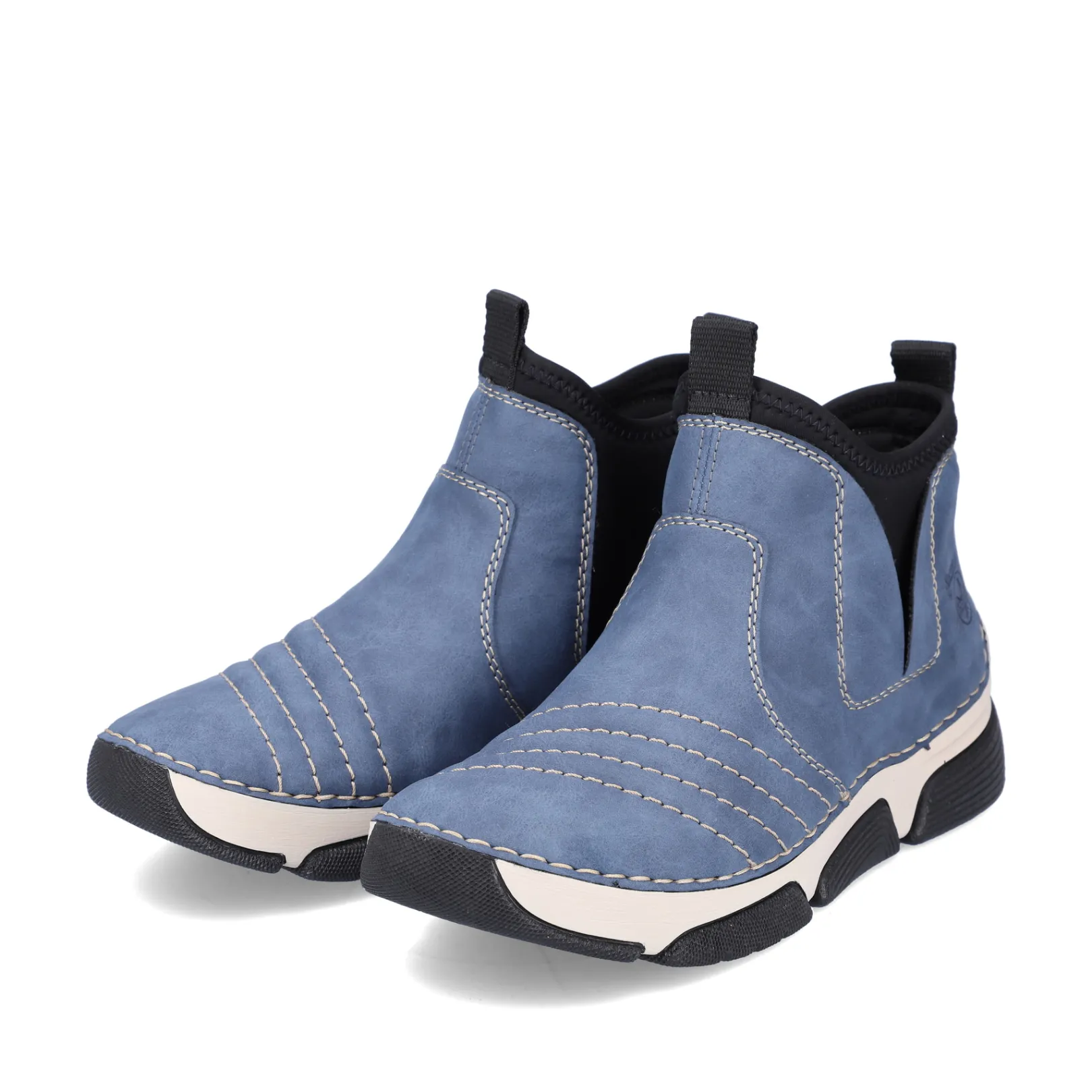 Rieker Stiefeletten & Boots<Damen Kurzstiefel grau Blau