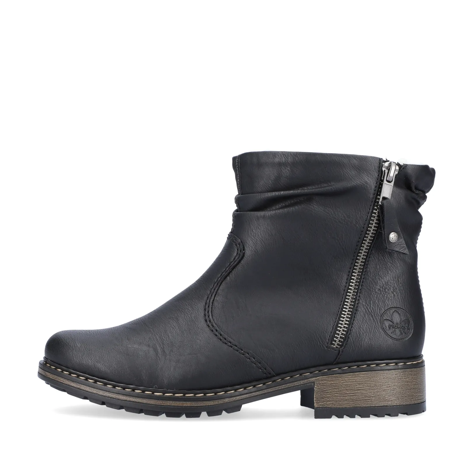 Rieker Stiefeletten & Boots<Damen Kurzstiefel carbon Schwarz