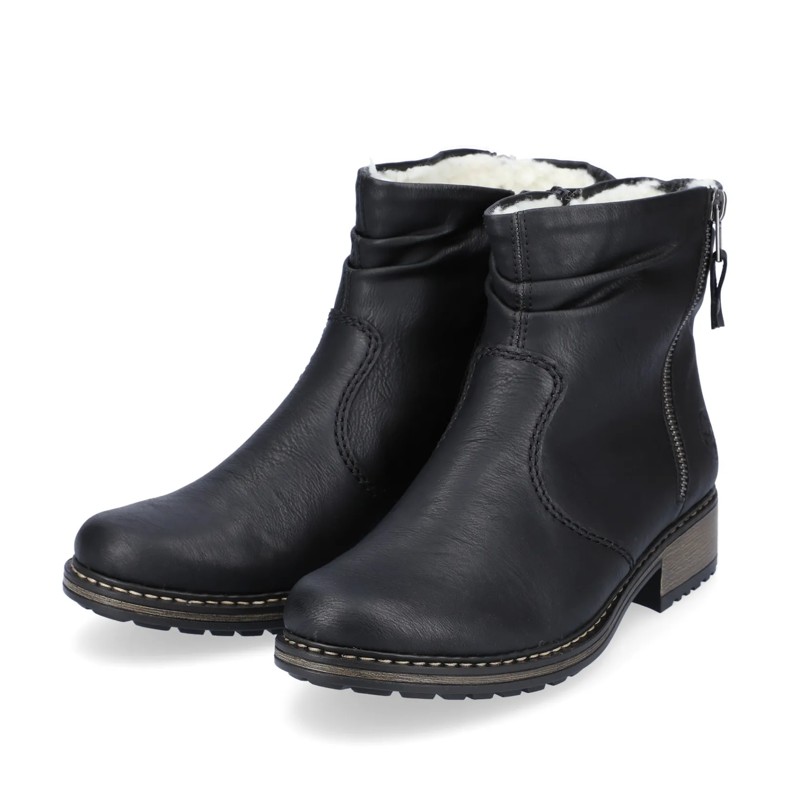 Rieker Stiefeletten & Boots<Damen Kurzstiefel carbon Schwarz