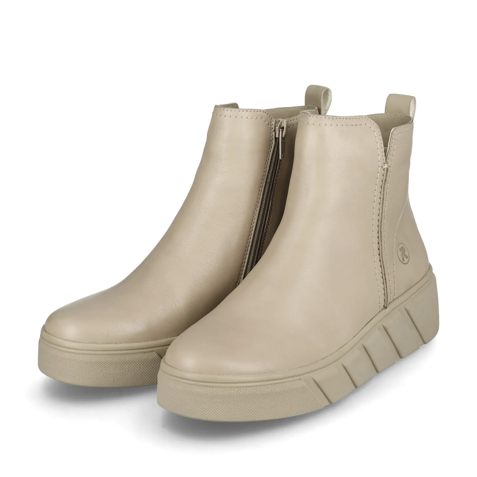 Rieker Stiefeletten & Boots<Damen Kurzstiefel creme Beige