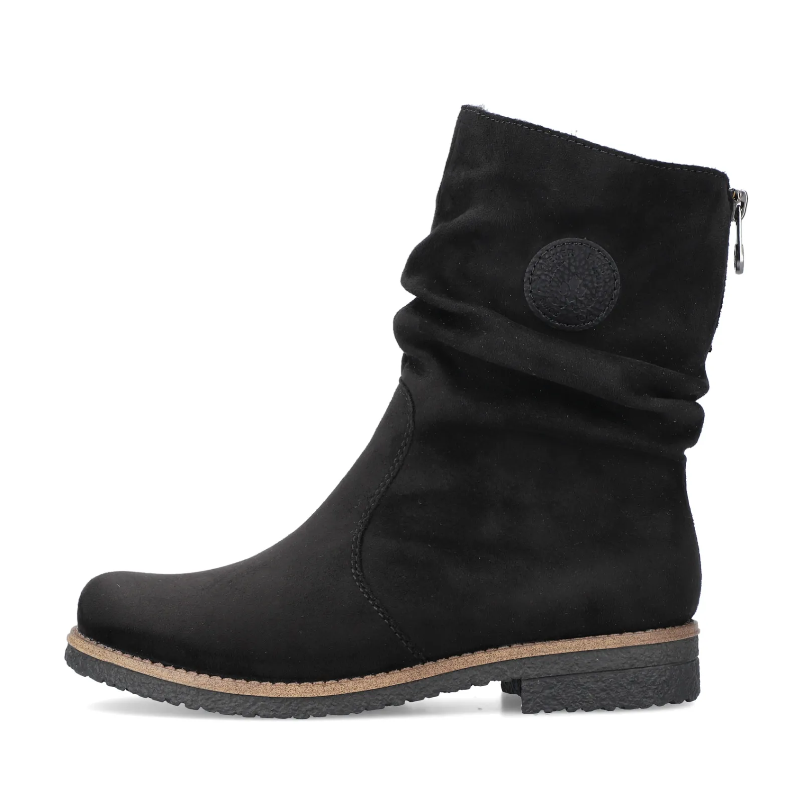 Rieker Stiefeletten & Boots<Damen Kurzstiefel graphit Schwarz