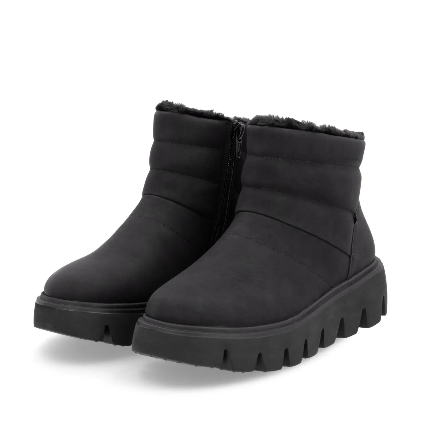 Rieker Stiefeletten & Boots<Damen Kurzstiefel graphit Schwarz