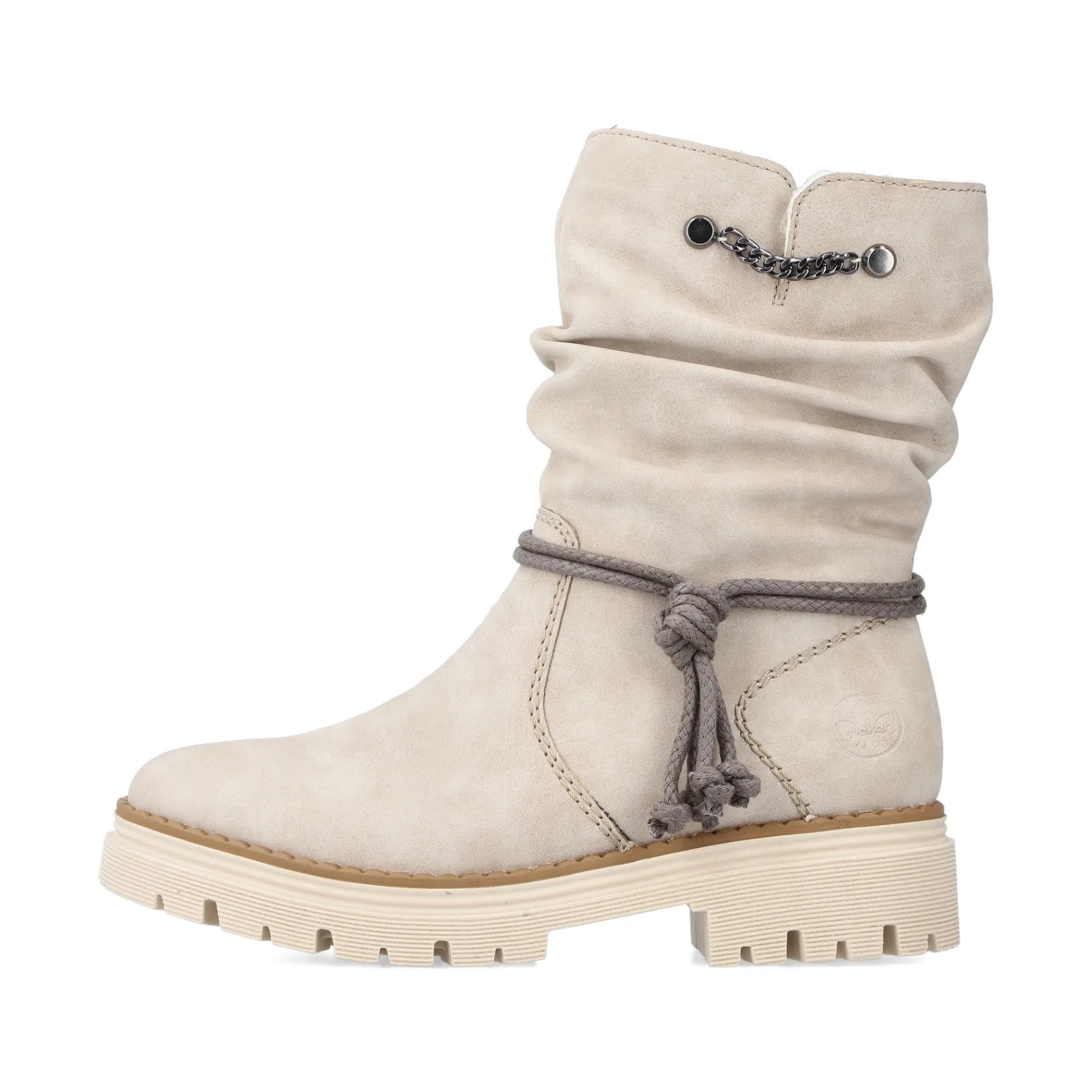 Rieker Stiefeletten & Boots<Damen Kurzstiefel hell Beige