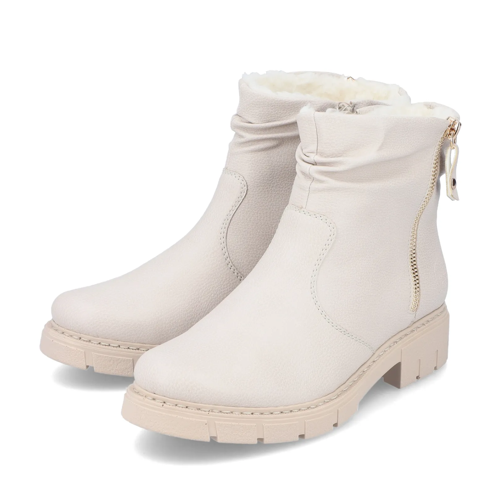 Rieker Stiefeletten & Boots<Damen Kurzstiefel hell Beige