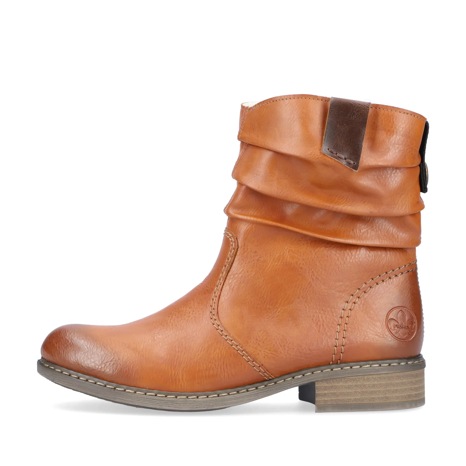 Rieker Stiefeletten & Boots<Damen Kurzstiefel karamell Braun