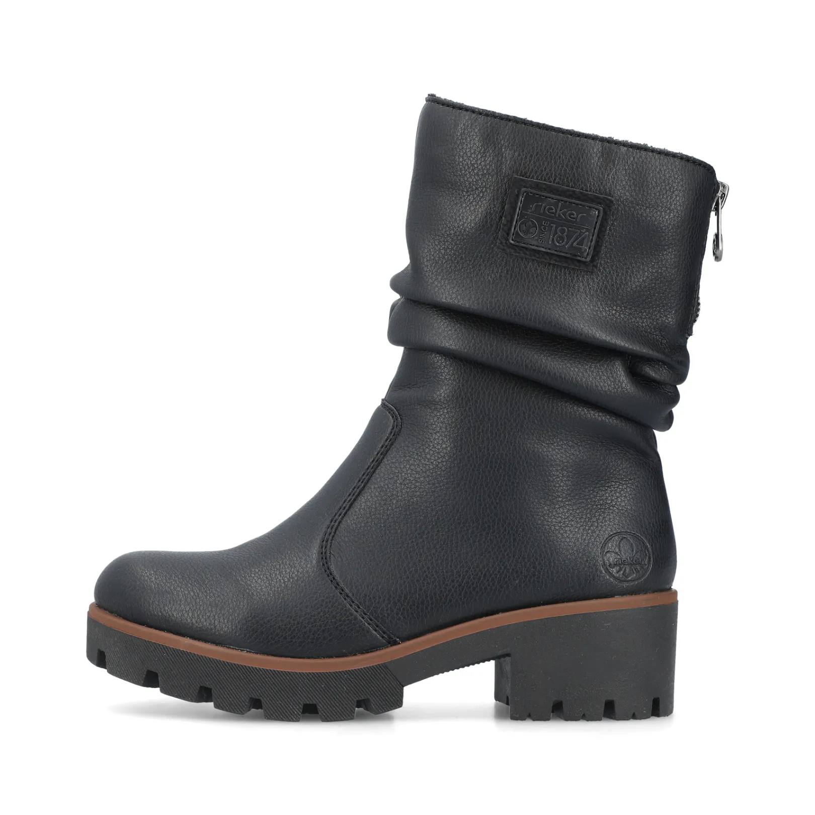 Rieker Stiefeletten & Boots<Damen Kurzstiefel nacht Schwarz