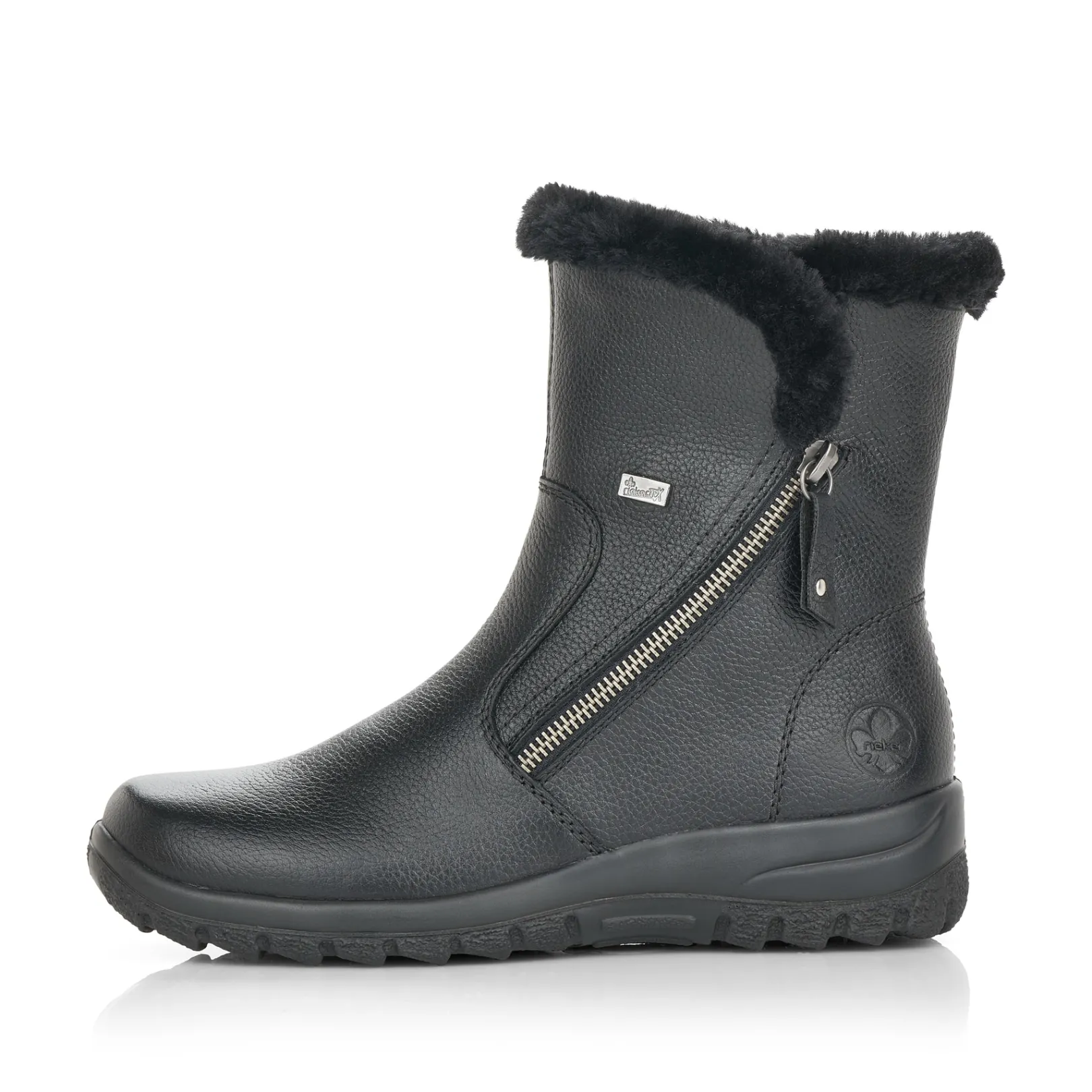 Rieker Stiefeletten & Boots<Damen Kurzstiefel nacht Schwarz