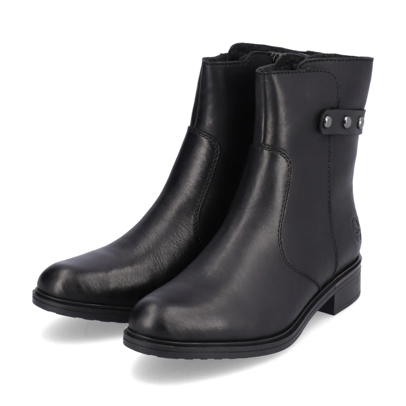 Rieker Stiefeletten & Boots<Damen Kurzstiefel nacht Schwarz