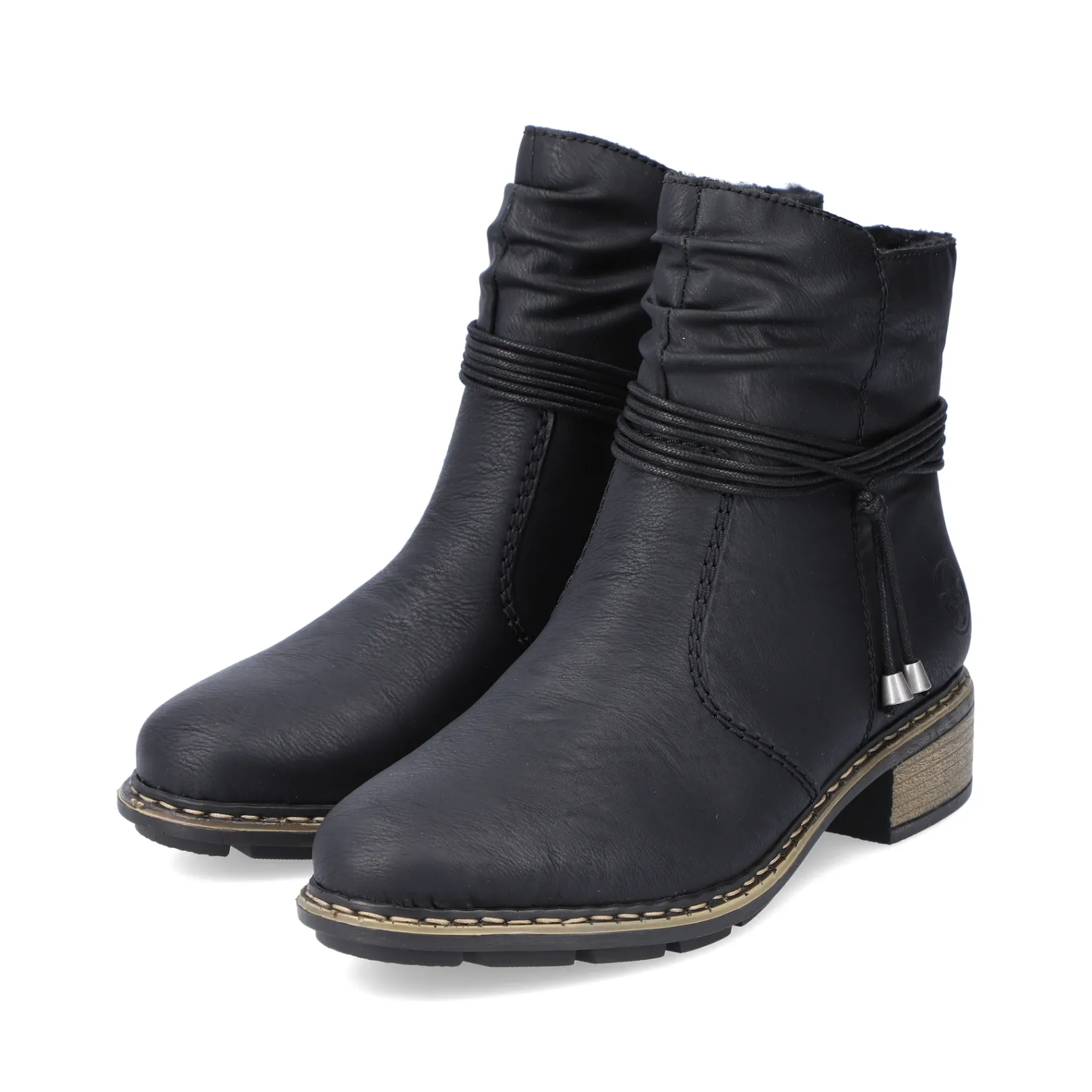 Rieker Stiefeletten & Boots<Damen Kurzstiefel nacht Schwarz