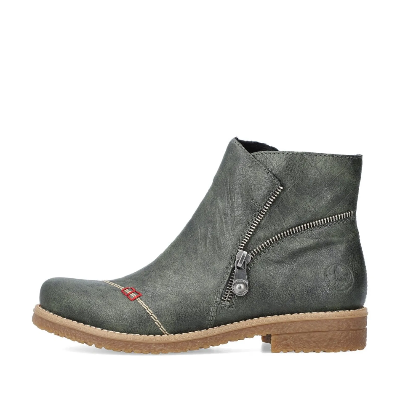 Rieker Stiefeletten & Boots<Damen Kurzstiefel oliv Grün