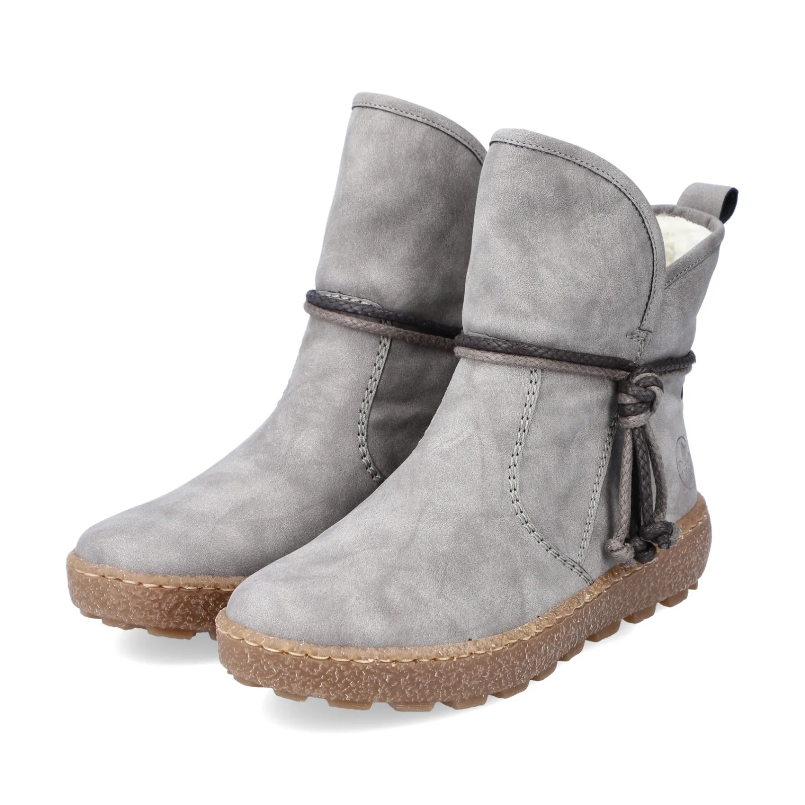 Rieker Stiefeletten & Boots<Damen Kurzstiefel silber Grau