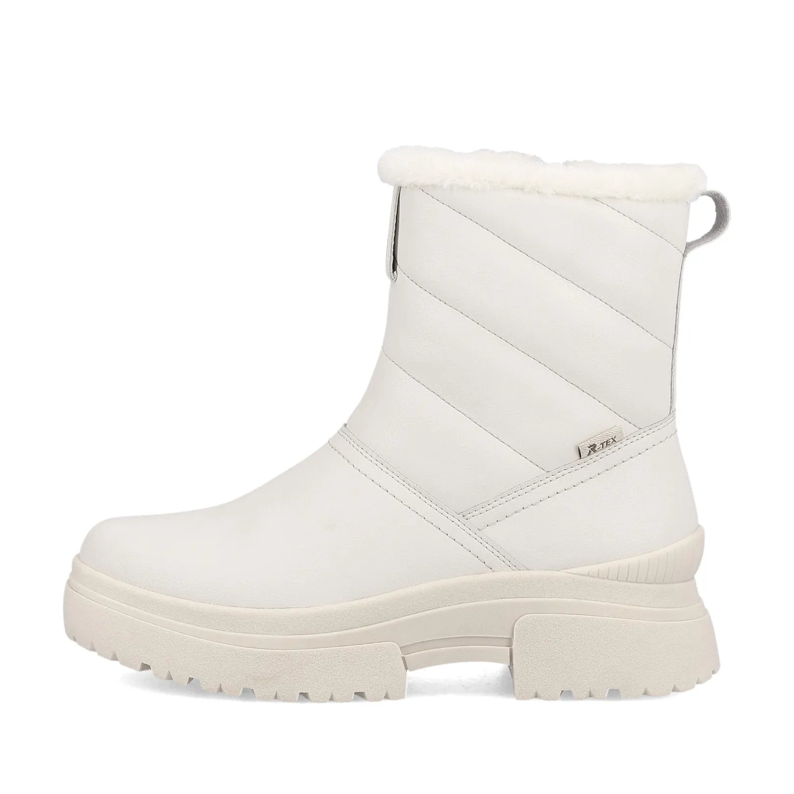 Rieker Fluffy | Stiefeletten & Boots<Damen Kurzstiefel snow white Weiss