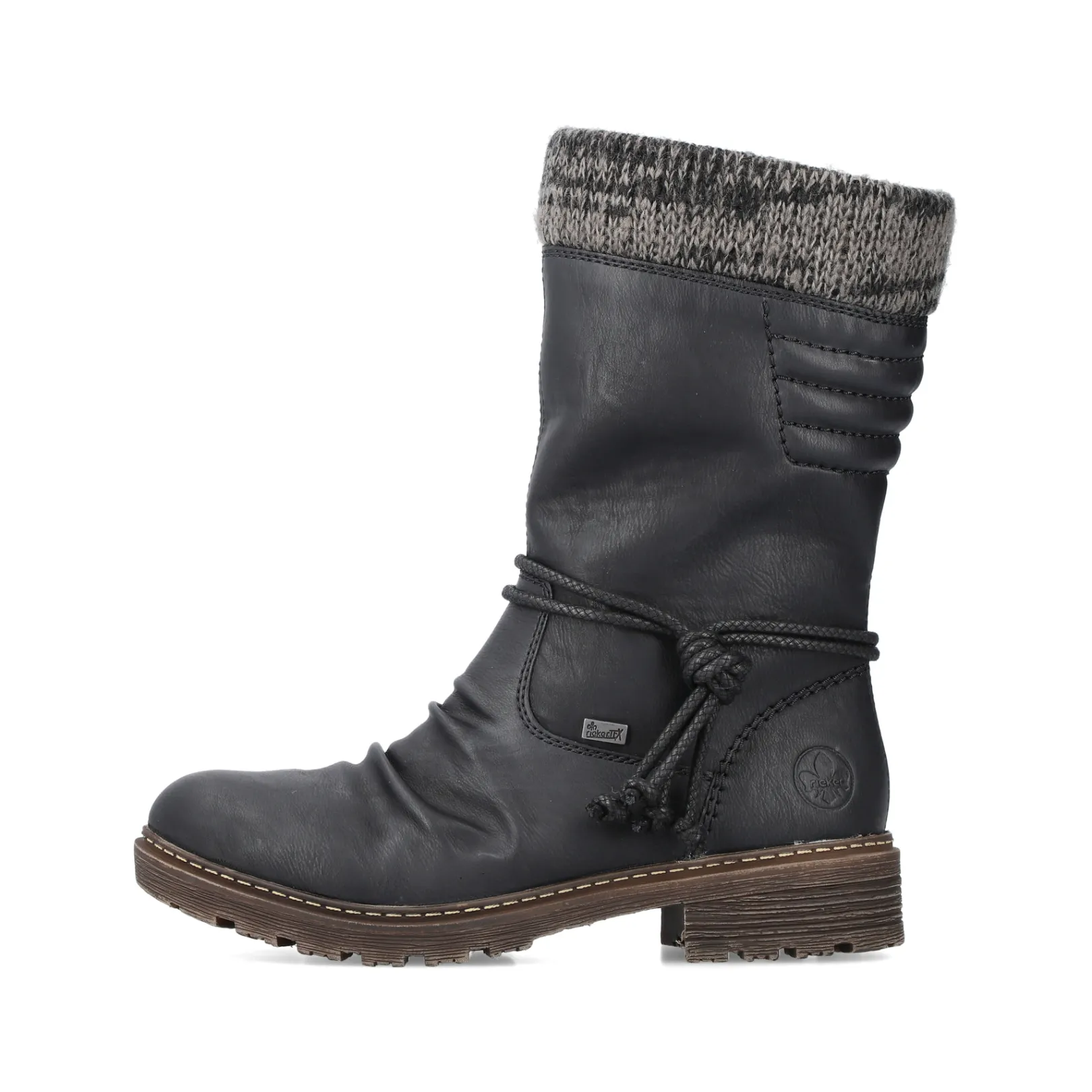 Rieker Stiefeletten & Boots<Damen Kurzstiefel tief Schwarz