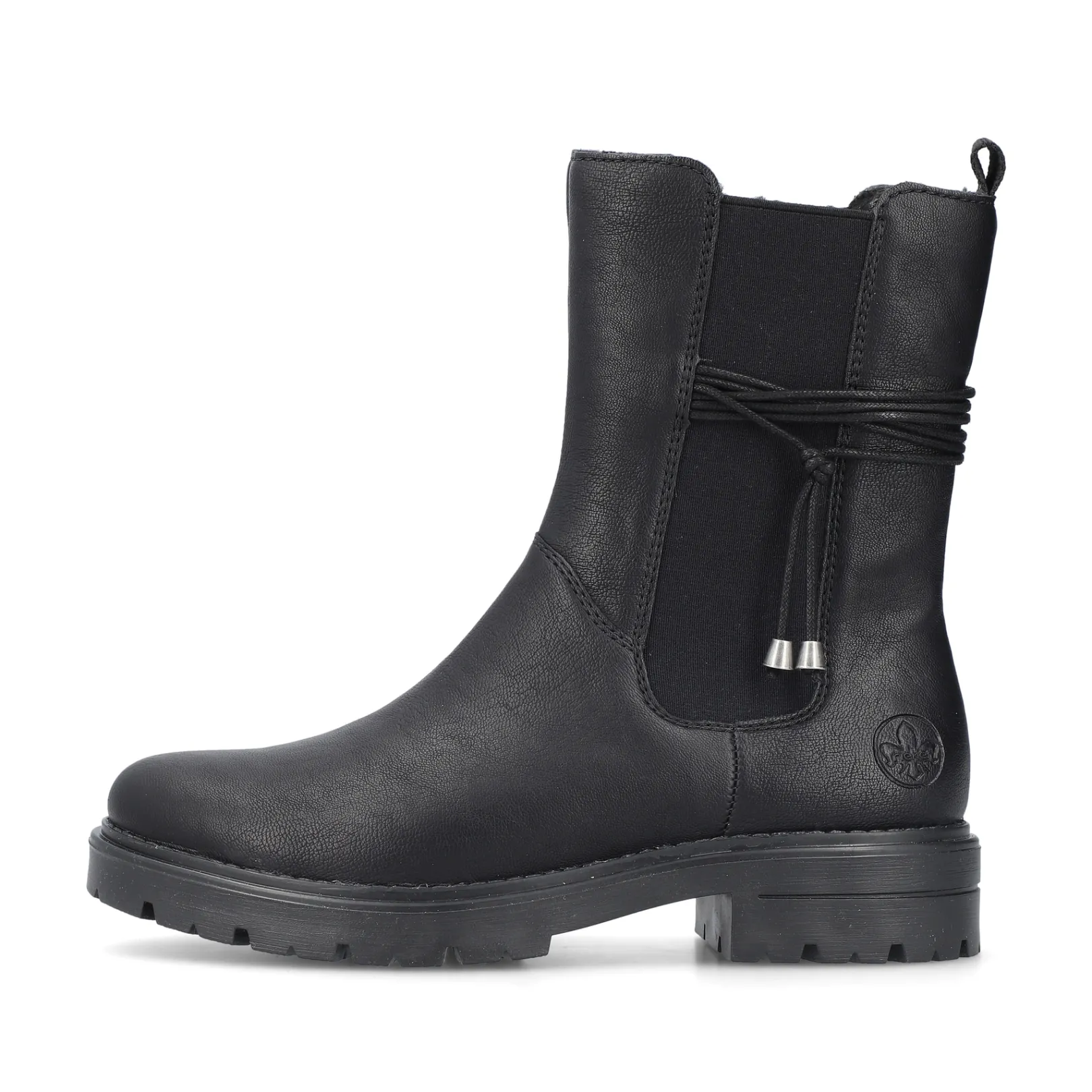 Rieker Stiefeletten & Boots<Damen Kurzstiefel tief Schwarz