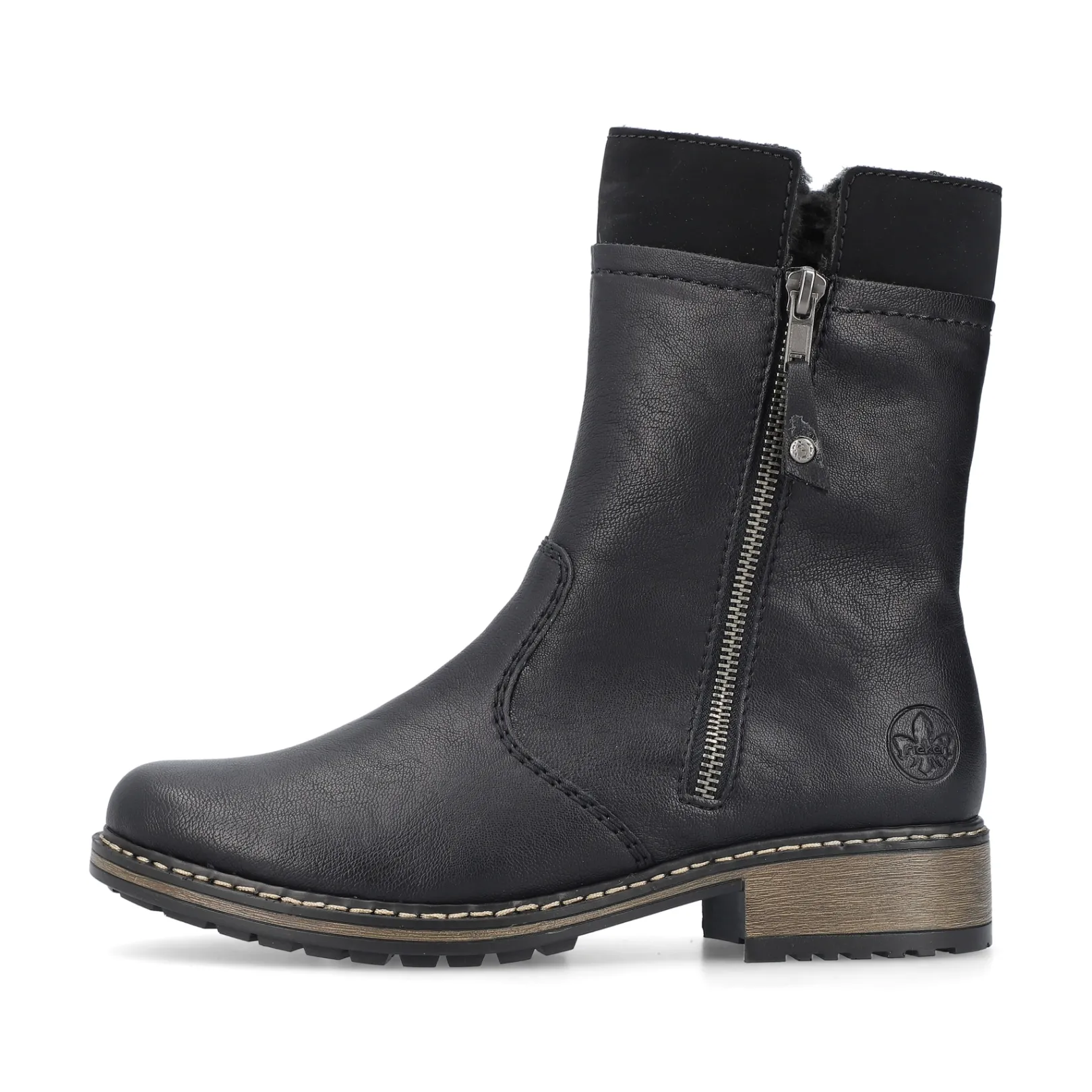 Rieker Stiefeletten & Boots<Damen Kurzstiefel tief Schwarz