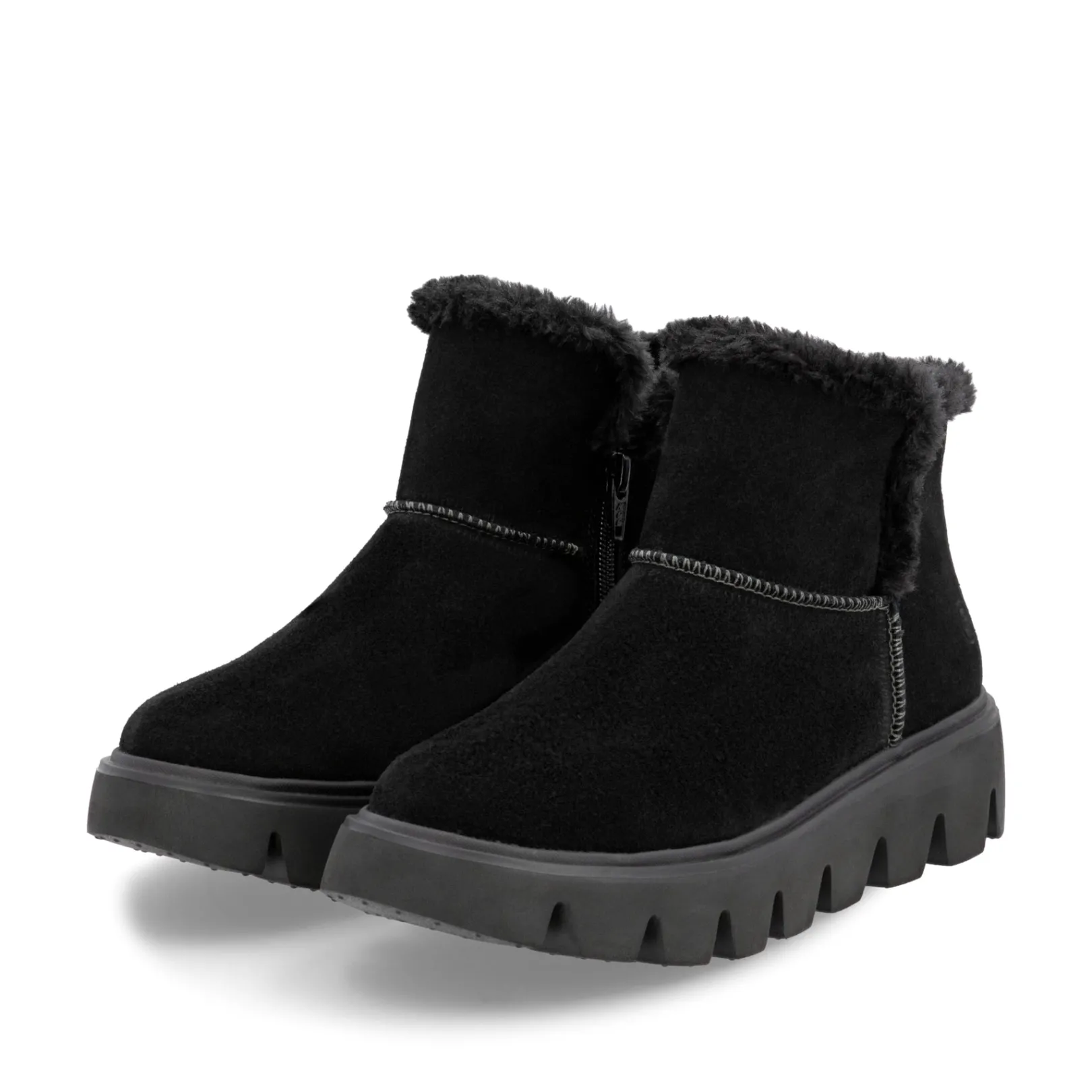 Rieker Stiefeletten & Boots<Damen Kurzstiefel tief Schwarz