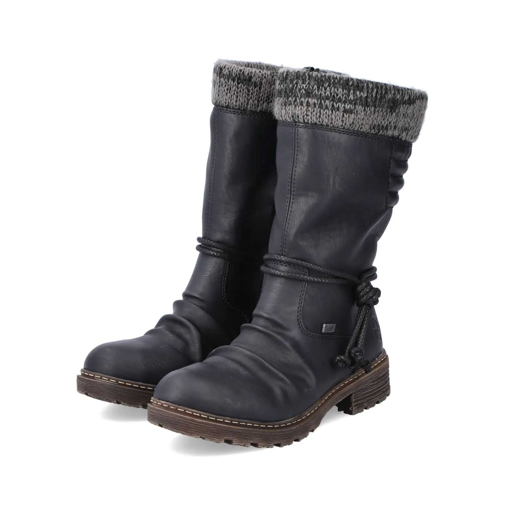 Rieker Stiefeletten & Boots<Damen Kurzstiefel tief Schwarz