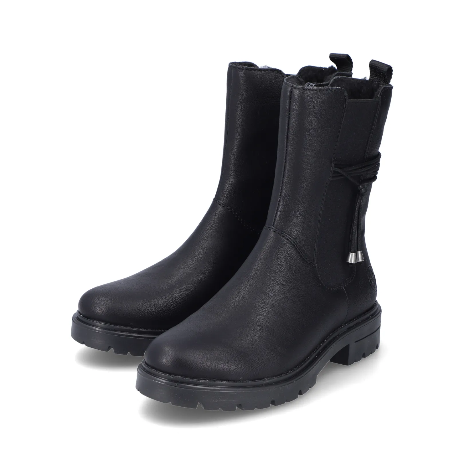 Rieker Stiefeletten & Boots<Damen Kurzstiefel tief Schwarz